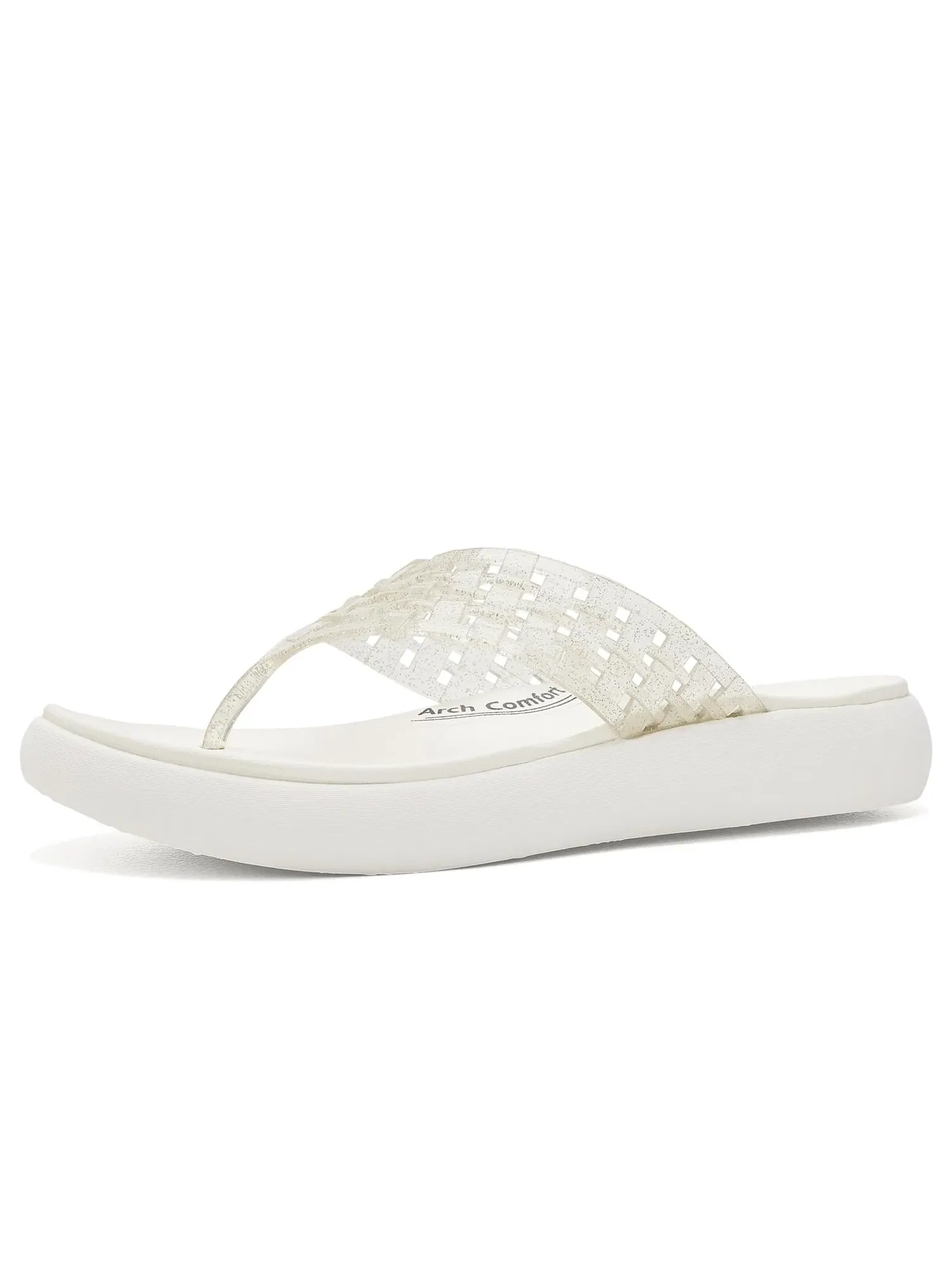 Сандалии Asana Luxe - Shimmer Days Skechers — изображение 1 из 4, прозрачный