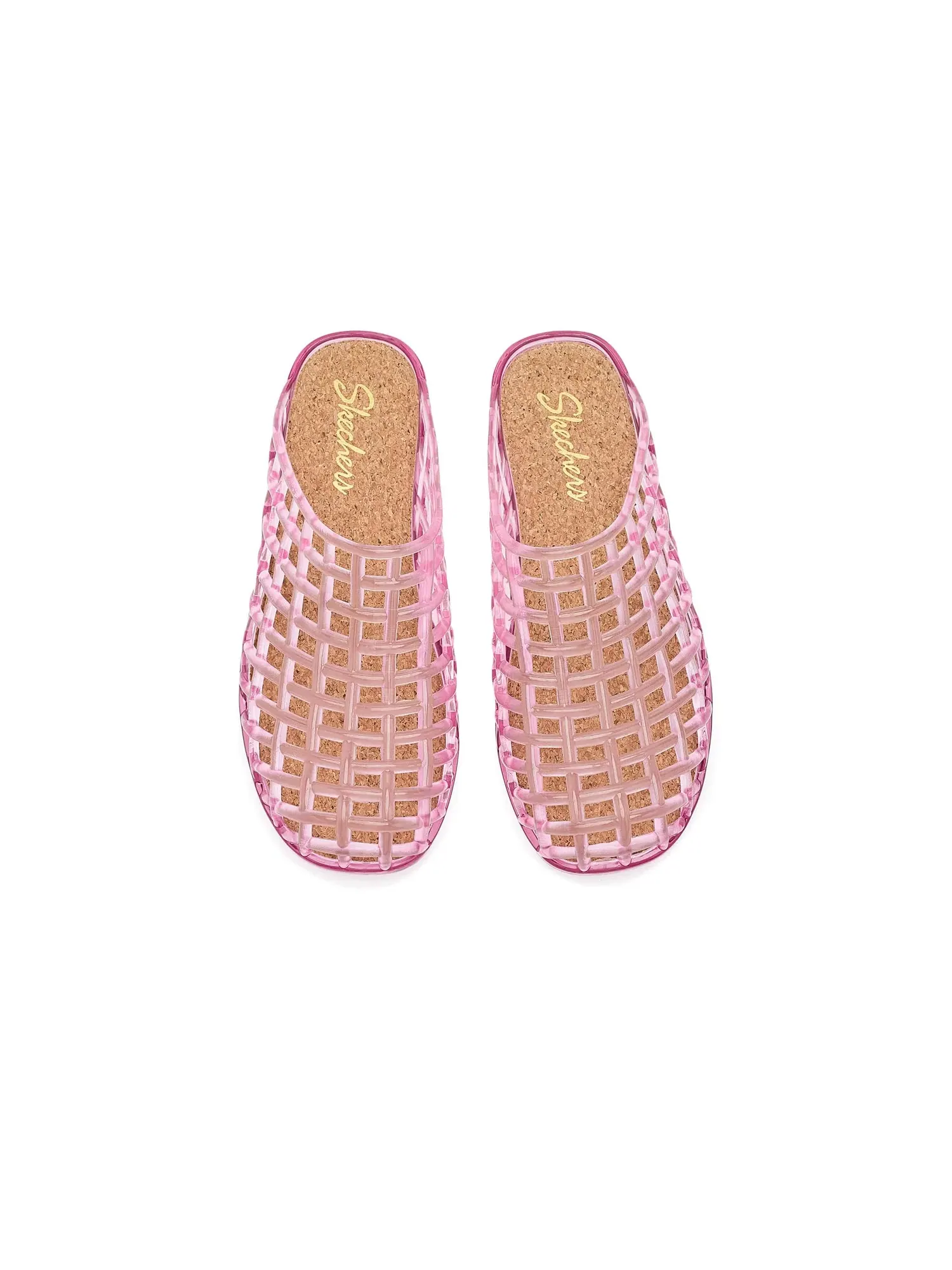 Сабо Jammin Berry - Candy Clear Skechers — изображение 2 из 4, розовый