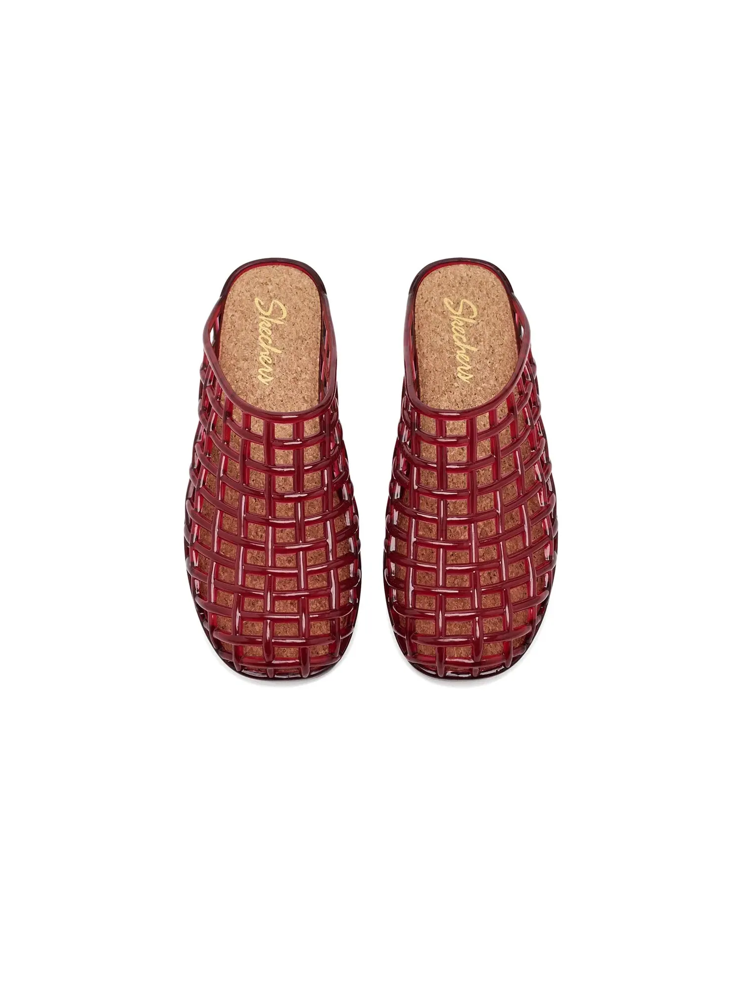 Сабо Jammin Berry - Candy Clear Skechers — изображение 2 из 4, красный