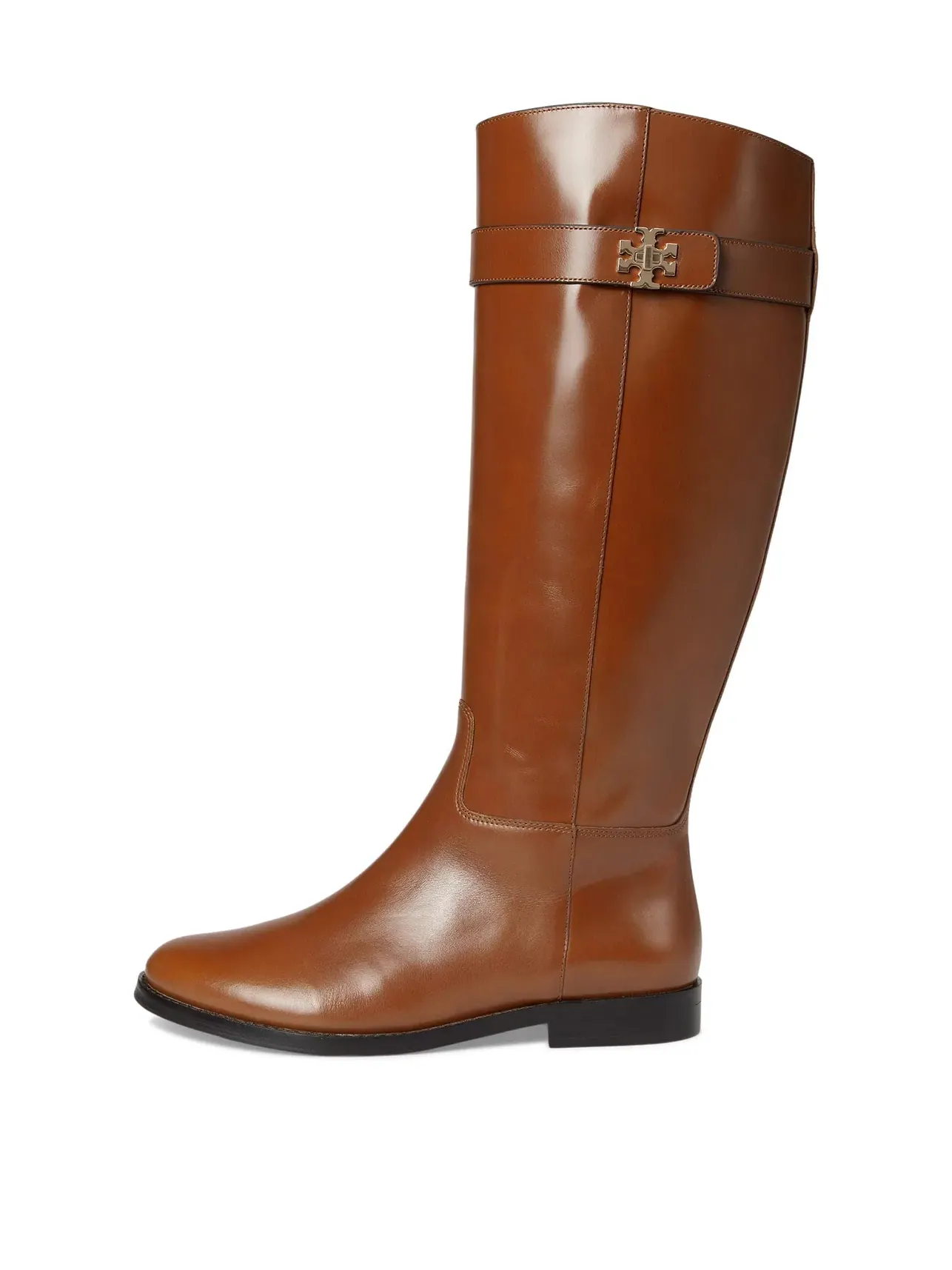 Сапоги для верховой езды Turnlock Tory Burch — изображение 4 из 4, коньячный