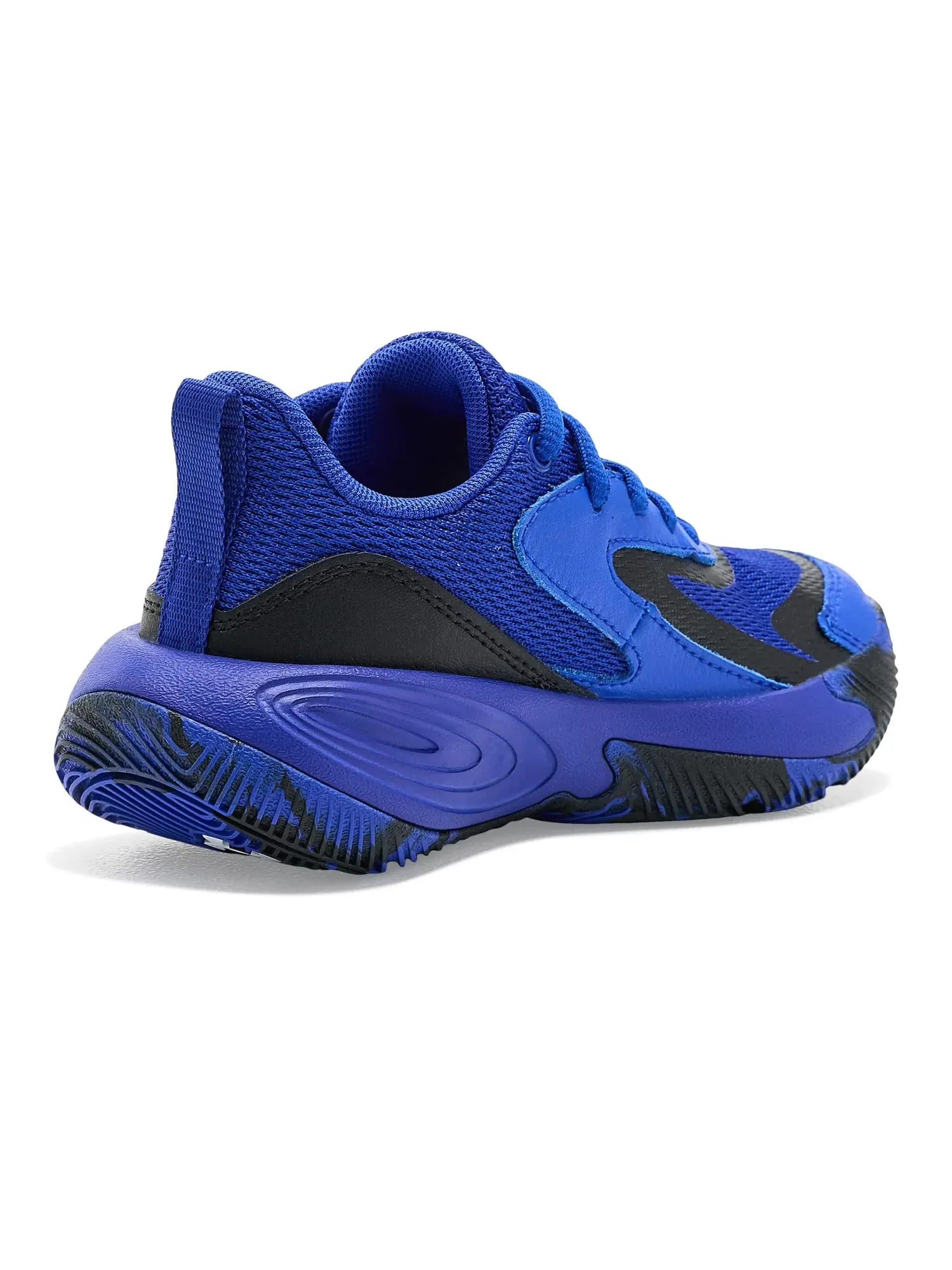 Баскетбольные кроссовки Lockdown 8 для дошкольников (детский размер) Under Armour Kids — изображение 3 из 4, черный/белый