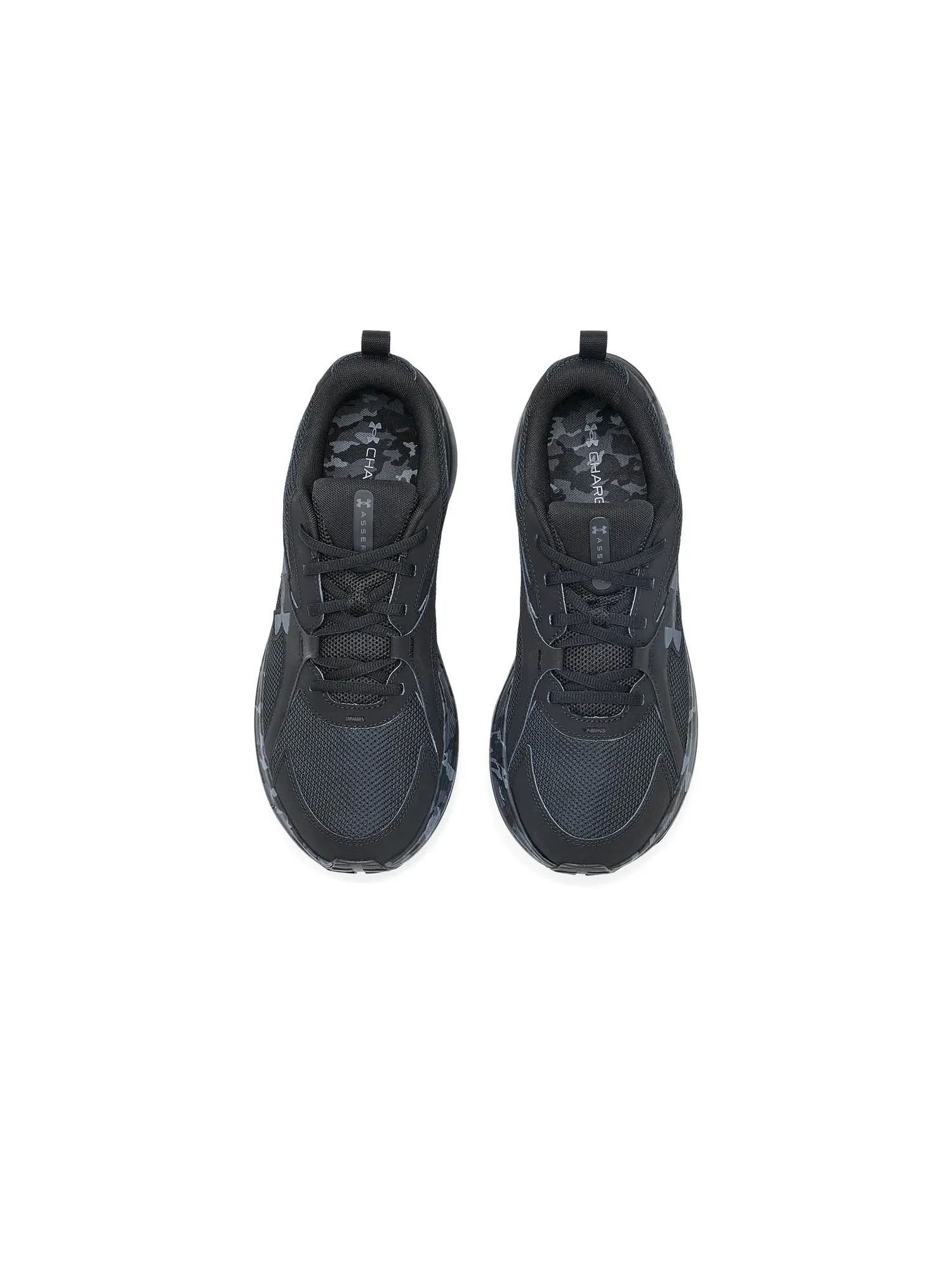 Кроссовки Assert 11 Camo Under Armour — изображение 2 из 4, черный/черный