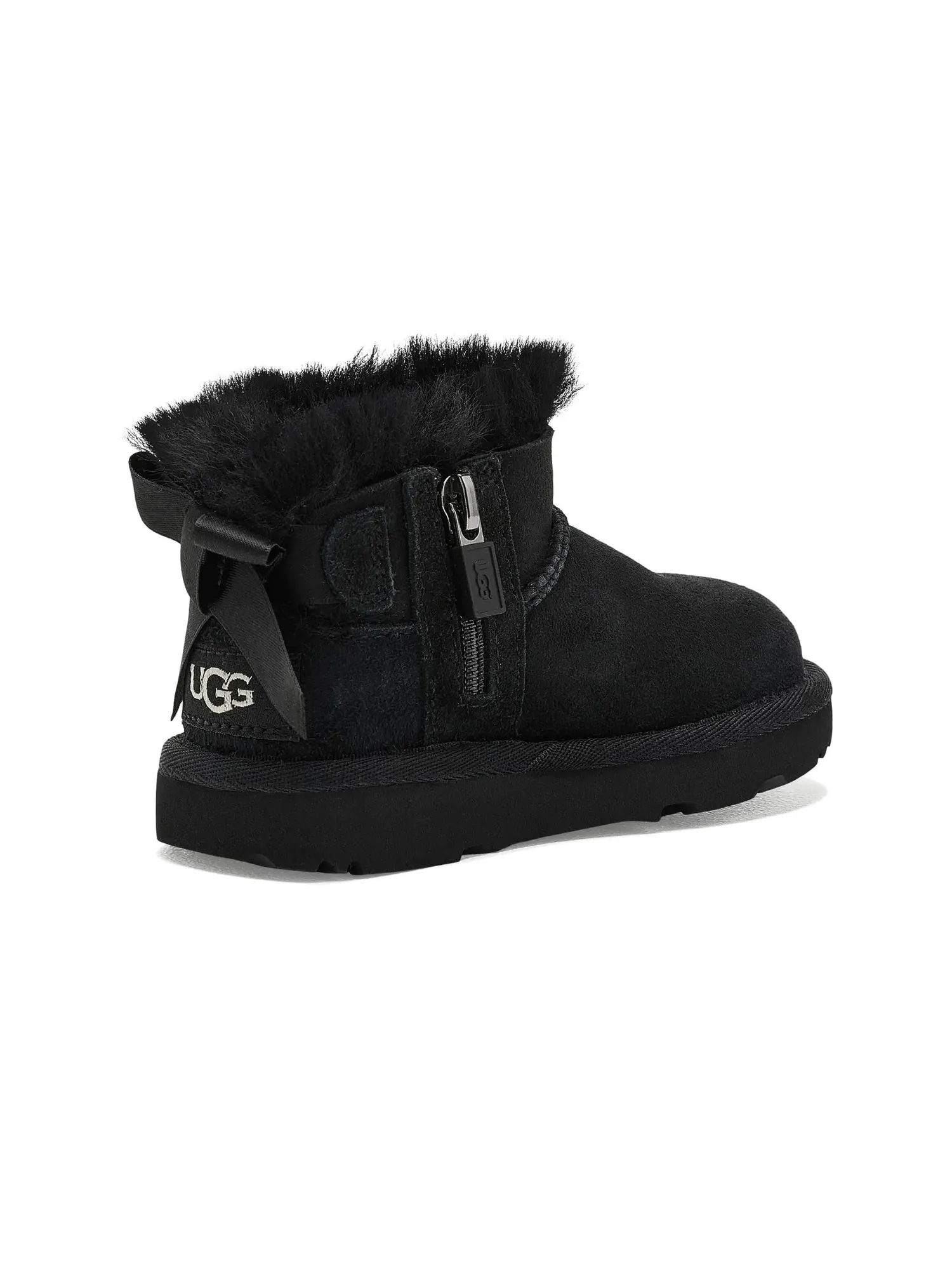 Ботинки Ultra Mini Bailey Bow (для малышей) Ugg Kids — изображение 3 из 4, черный