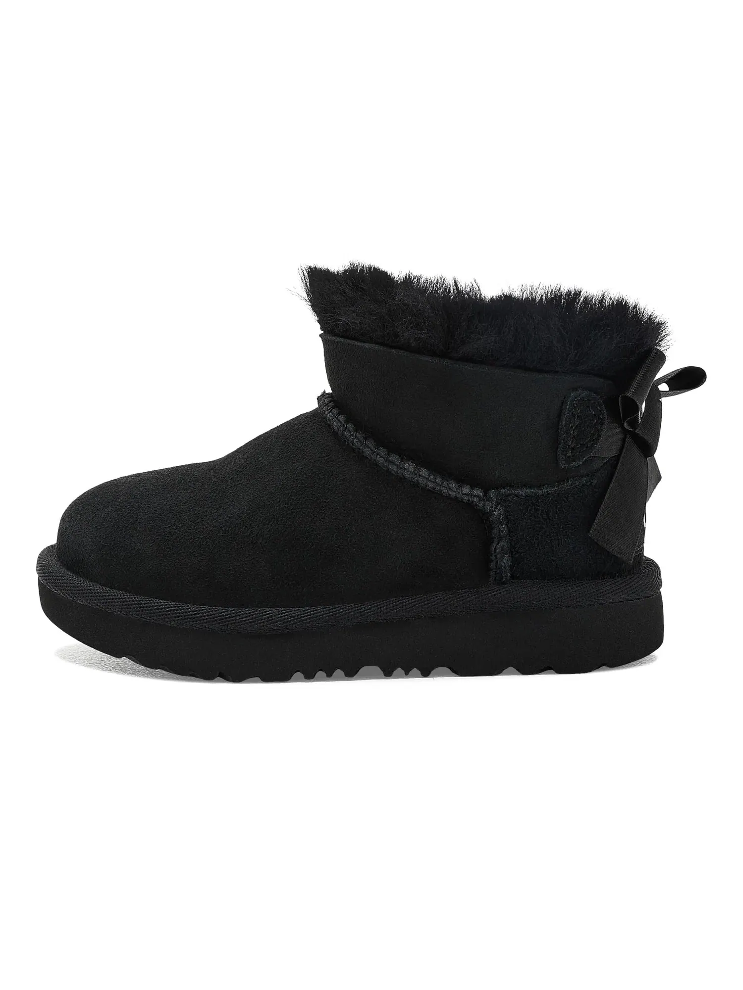 Ботинки Ultra Mini Bailey Bow (для малышей) Ugg Kids — изображение 4 из 4, черный