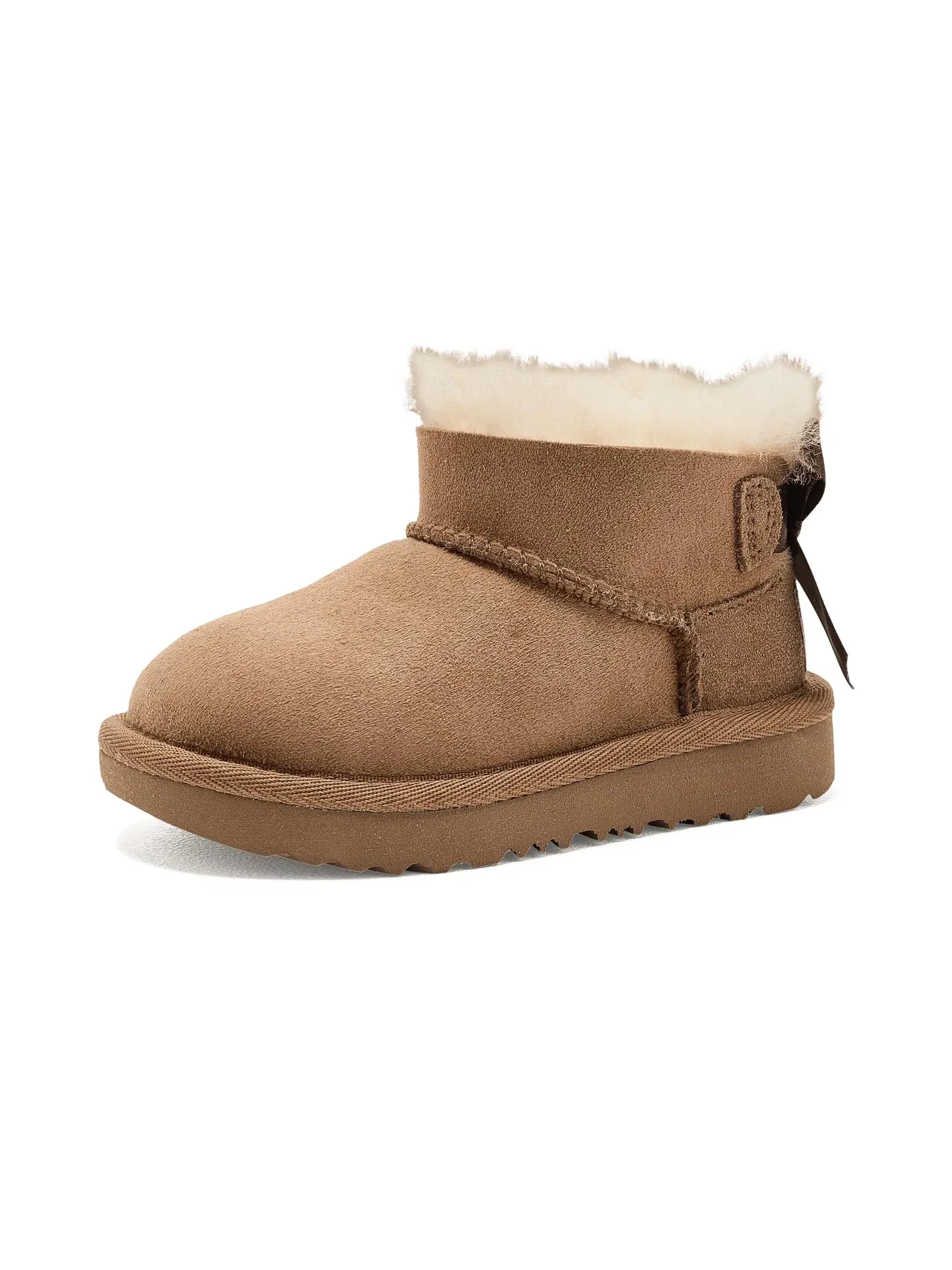 Ботинки Ultra Mini Bailey Bow (для малышей) Ugg Kids — изображение 1 из 4, орех