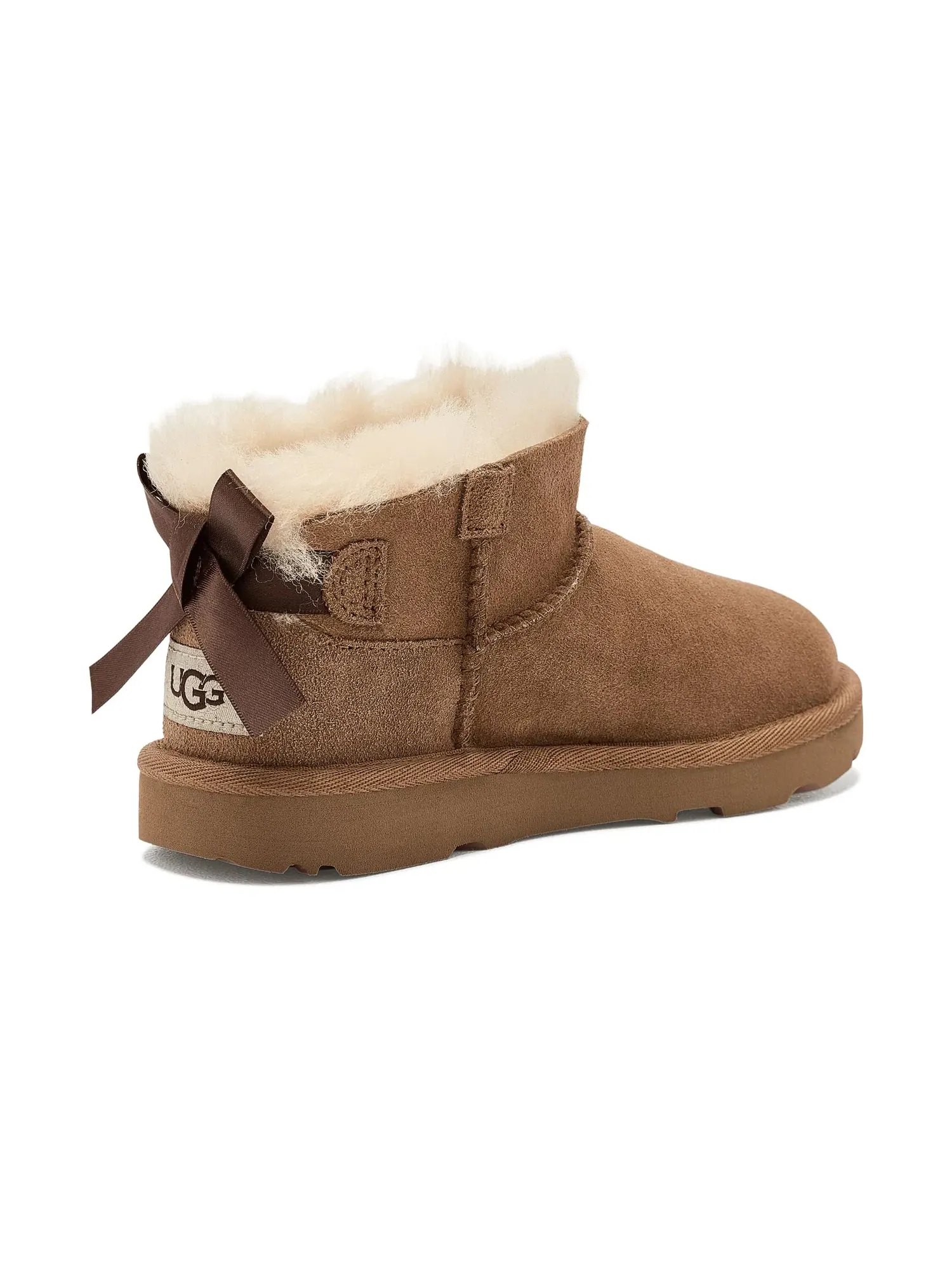Ботинки Ultra Mini Bailey Bow (для маленьких и больших детей) Ugg Kids — изображение 3 из 4, орех