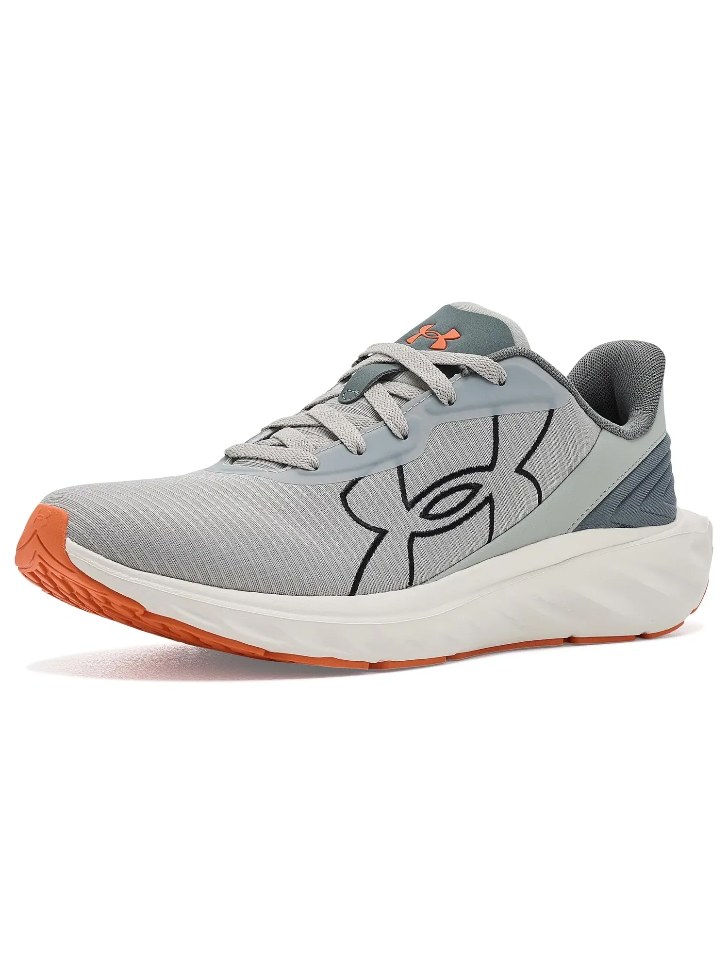 Беговые кроссовки Ascend с большим логотипом Under Armour — изображение 1 из 4, зеленый/черный