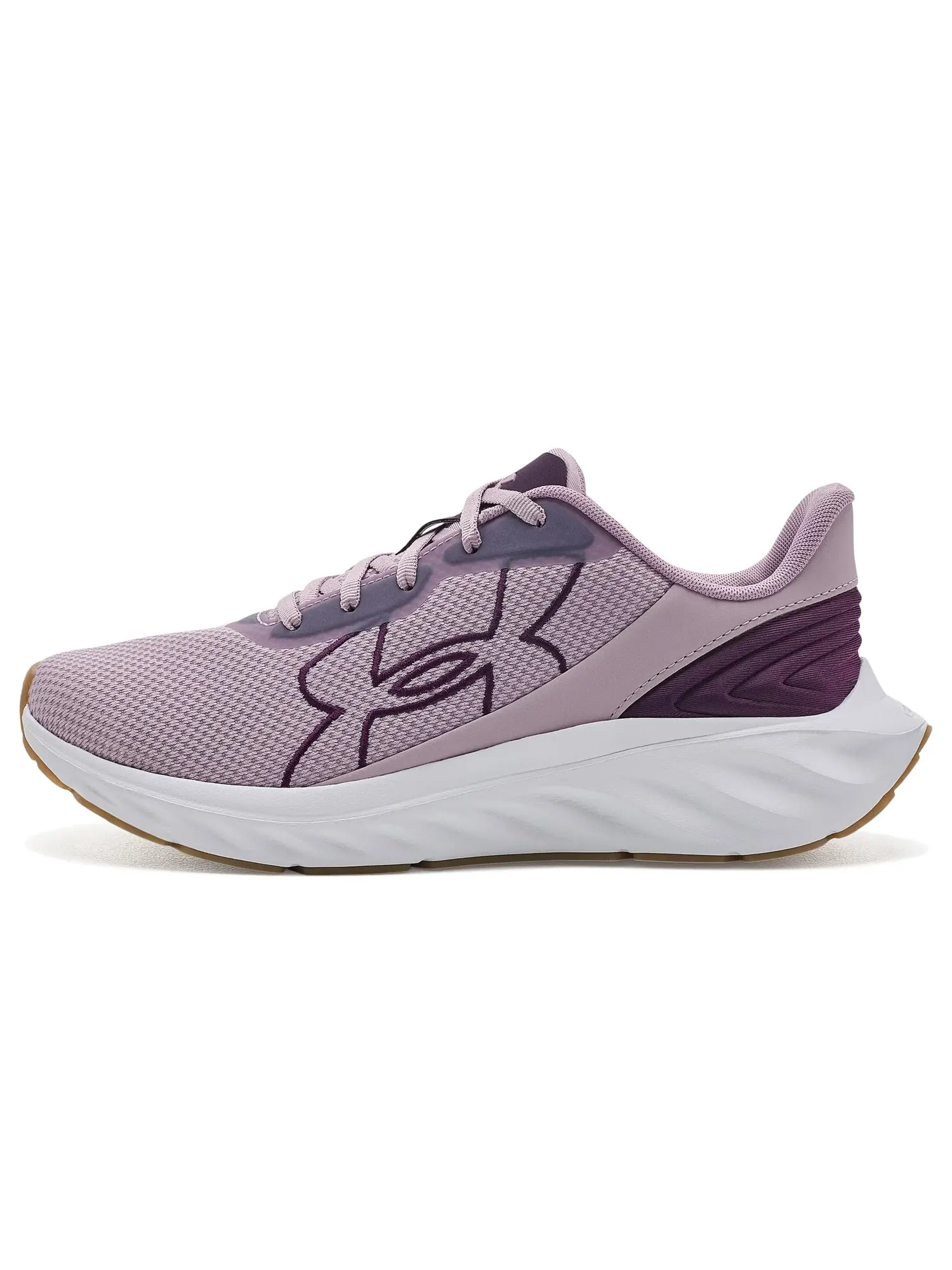 Беговые кроссовки Ascend с большим логотипом Under Armour — изображение 4 из 4, розовый/белый/фиолетовый