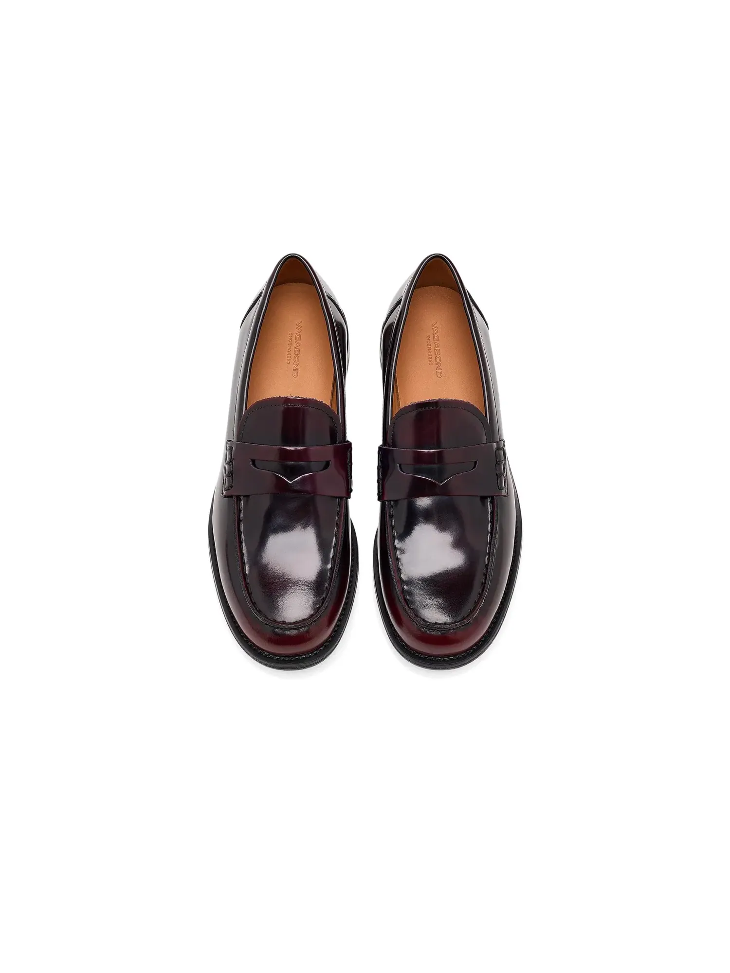 Лоферы Linn Vagabond Shoemakers — изображение 2 из 4, темный красный