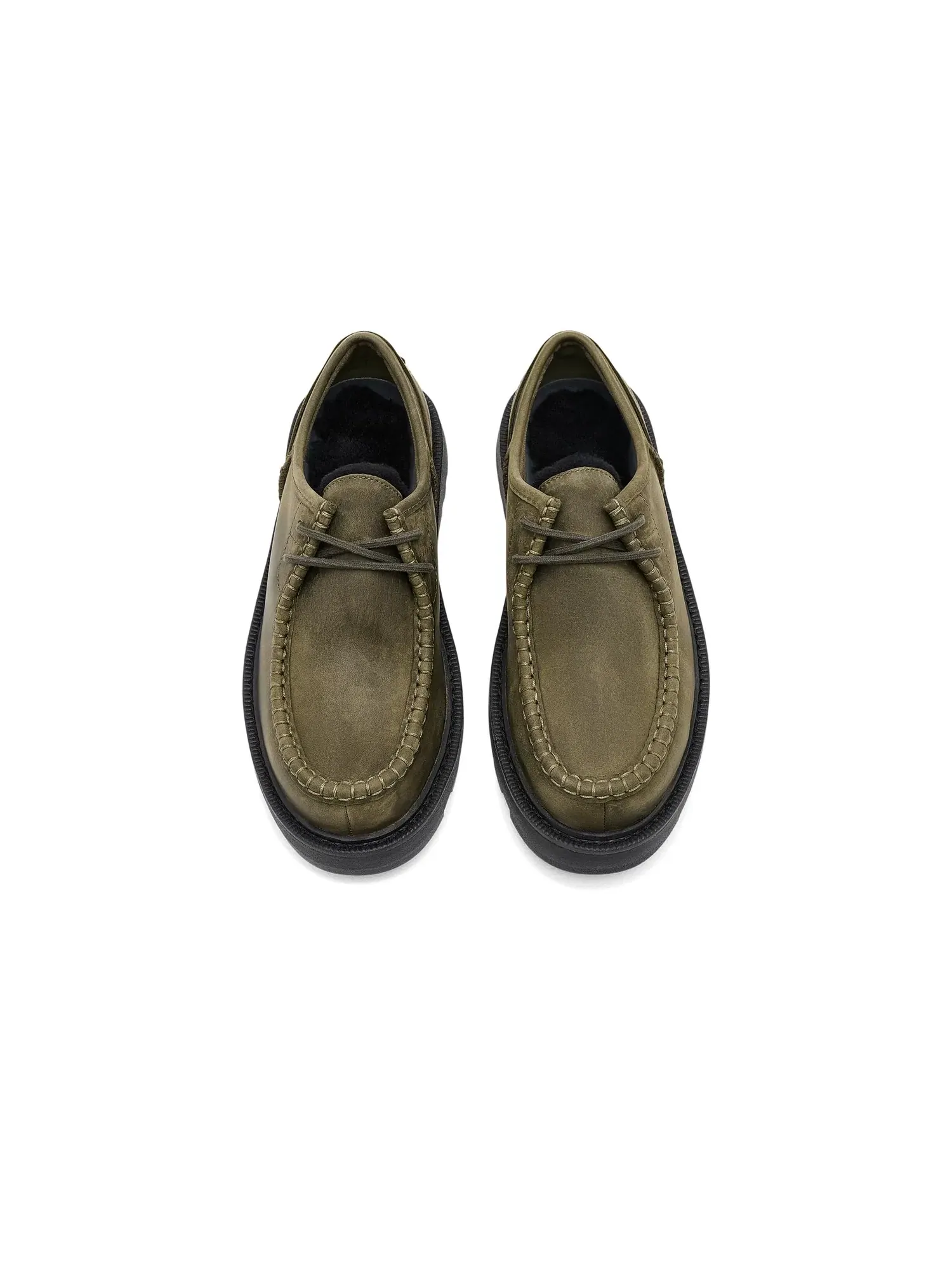 Кроссовки Loften Ugg — изображение 2 из 4, оливковый