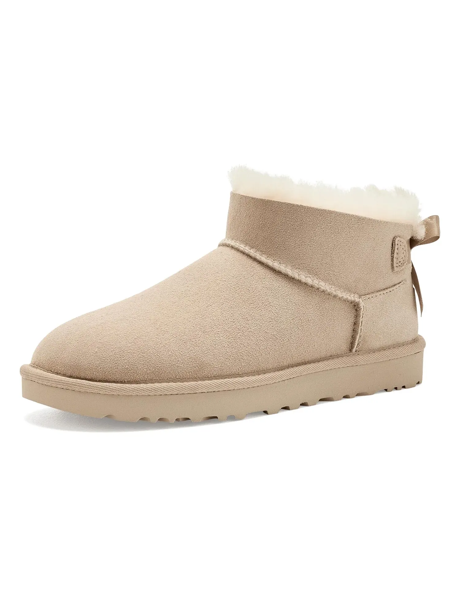 Ботинки Ultra Mini Bailey Bow Ugg — изображение 1 из 4, бежевый