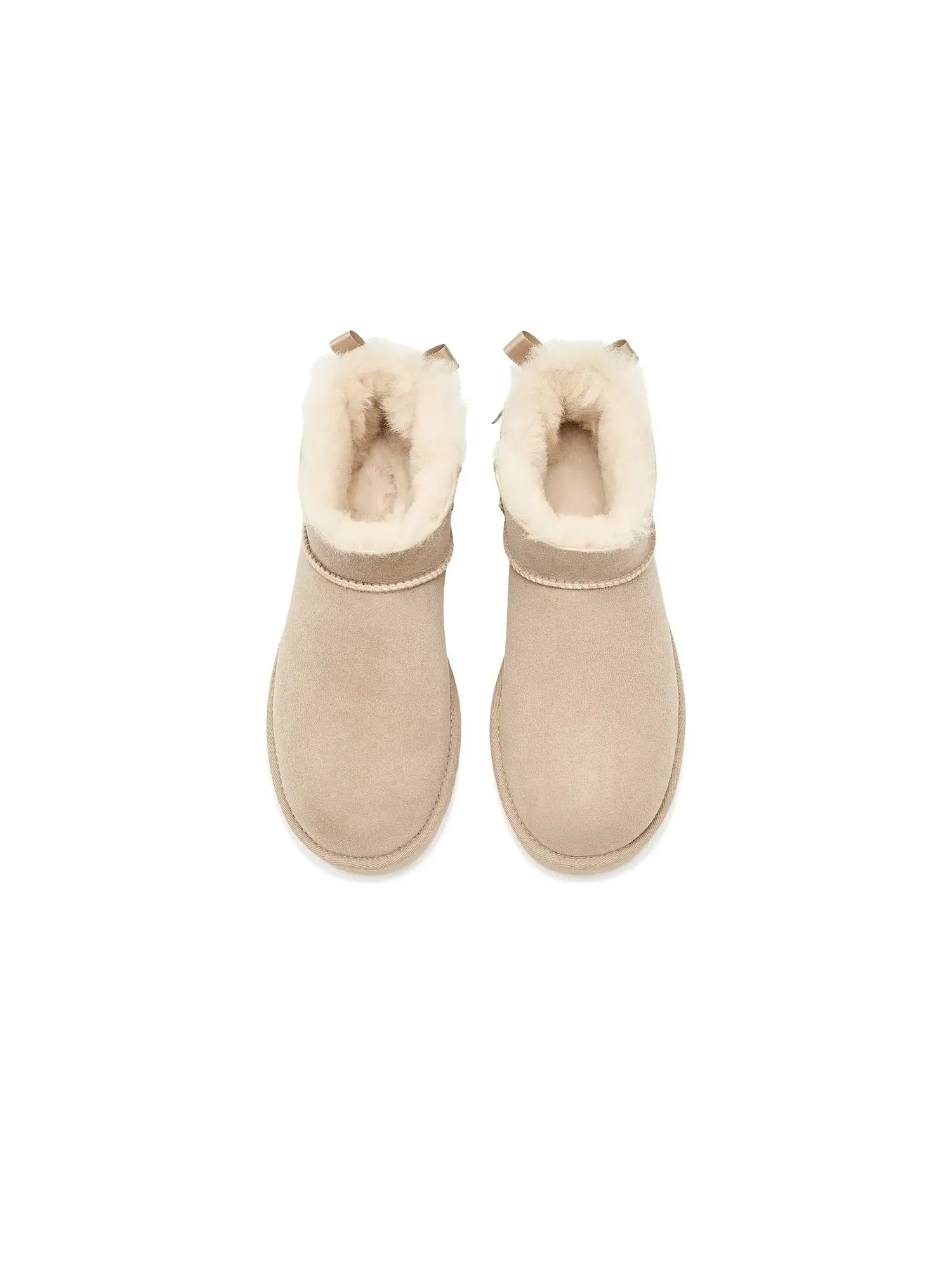 Ботинки Ultra Mini Bailey Bow Ugg — изображение 2 из 4, бежевый