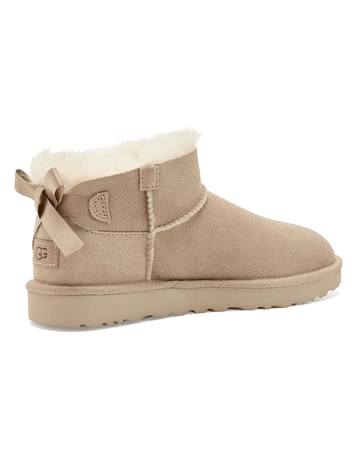 Ботинки Ultra Mini Bailey Bow Ugg — изображение 3 из 4, бежевый