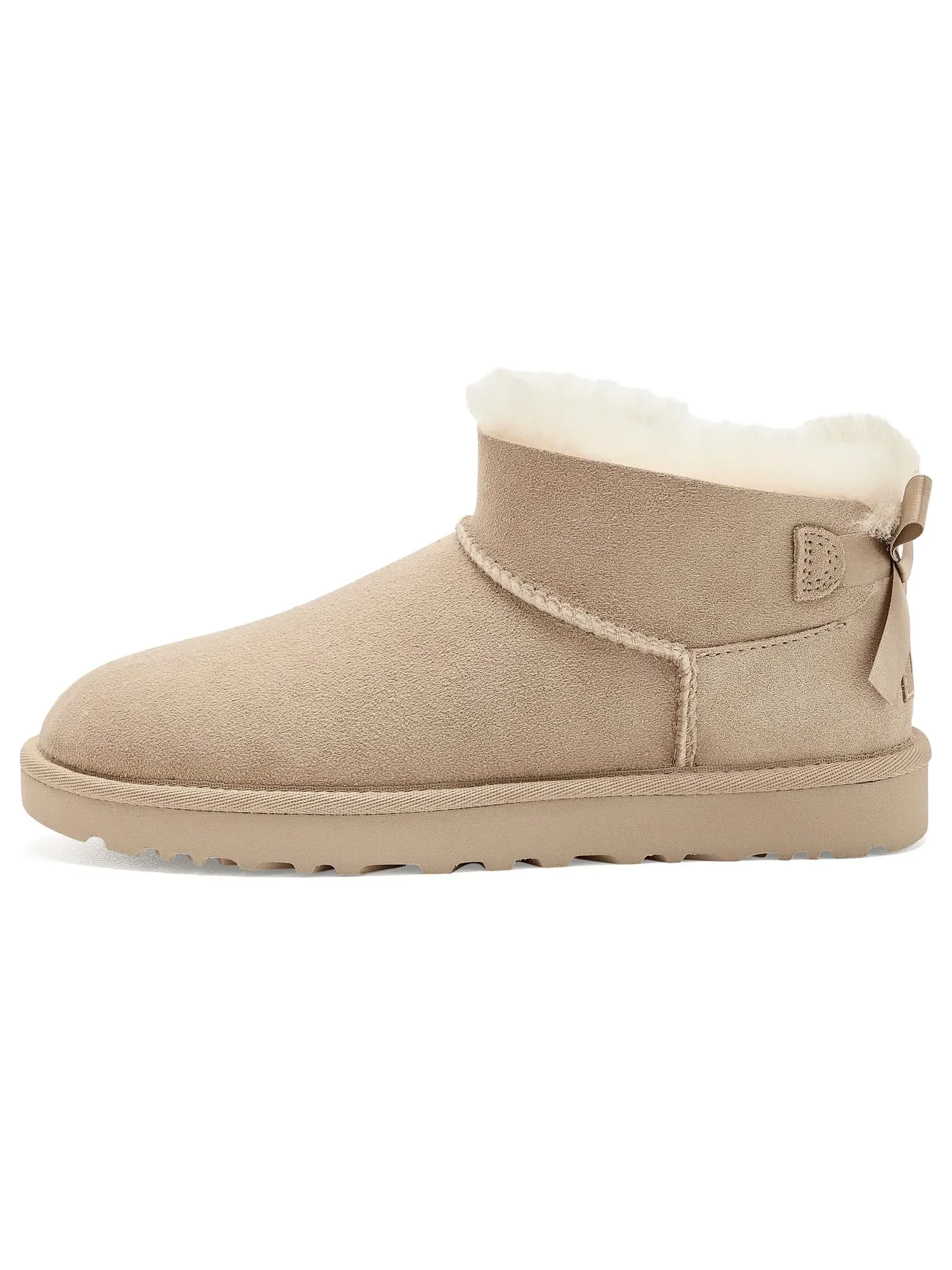 Ботинки Ultra Mini Bailey Bow Ugg — изображение 4 из 4, бежевый