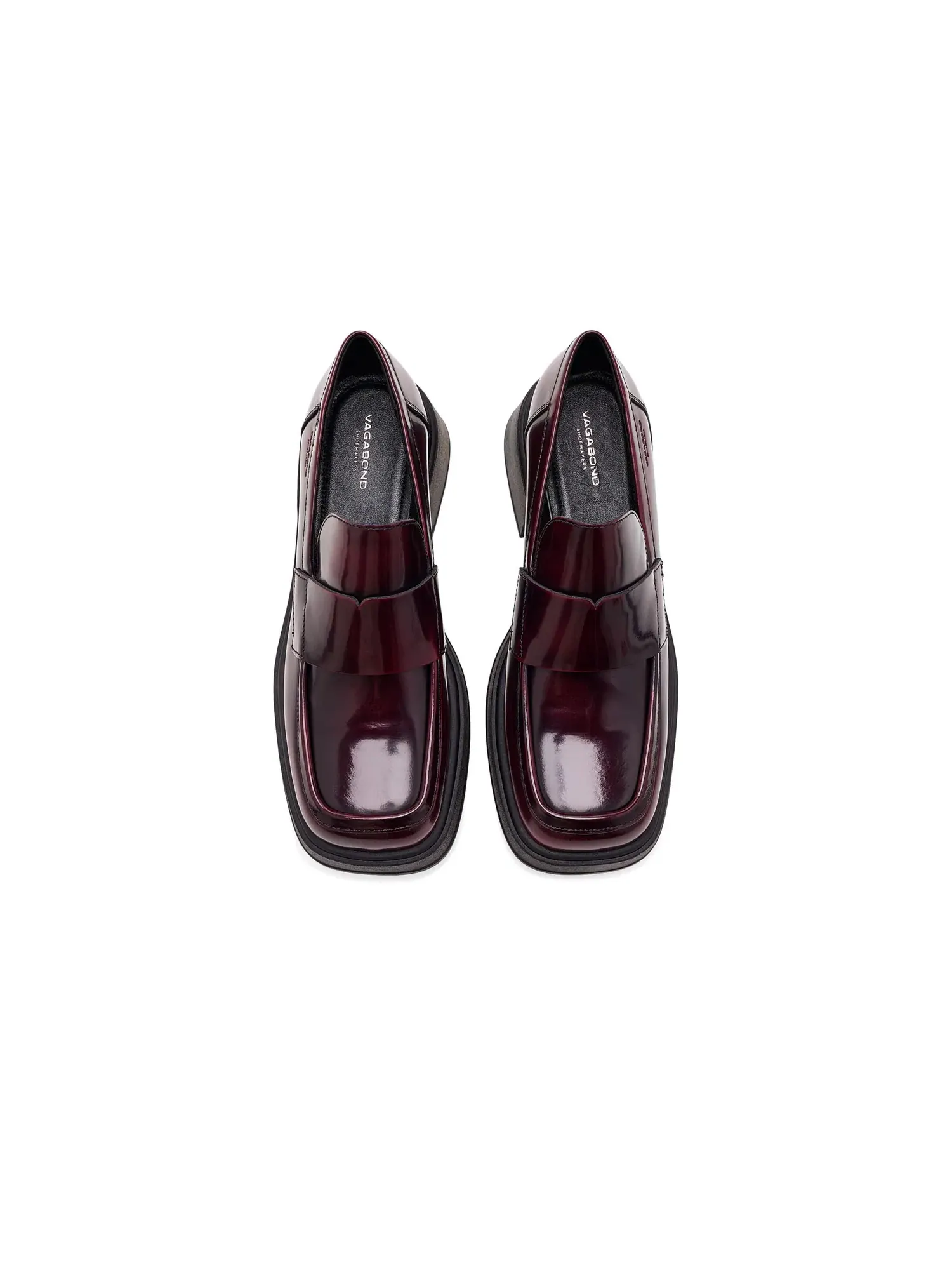 Лоферы Dorah Vagabond Shoemakers — изображение 2 из 4, темный красный