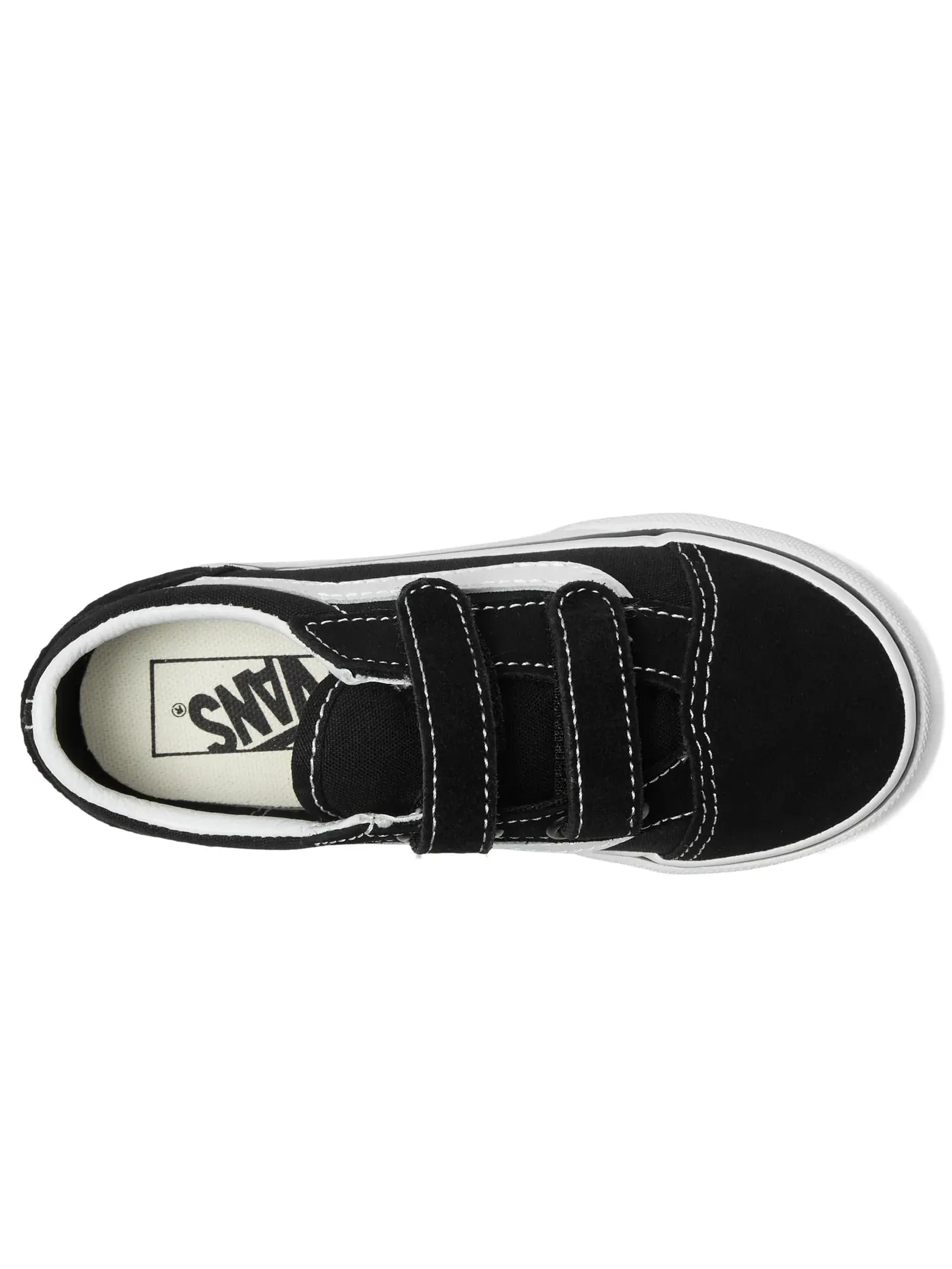 Кроссовки Old Skool V (для младенцев и малышей) Vans Kids — изображение 2 из 4, черный