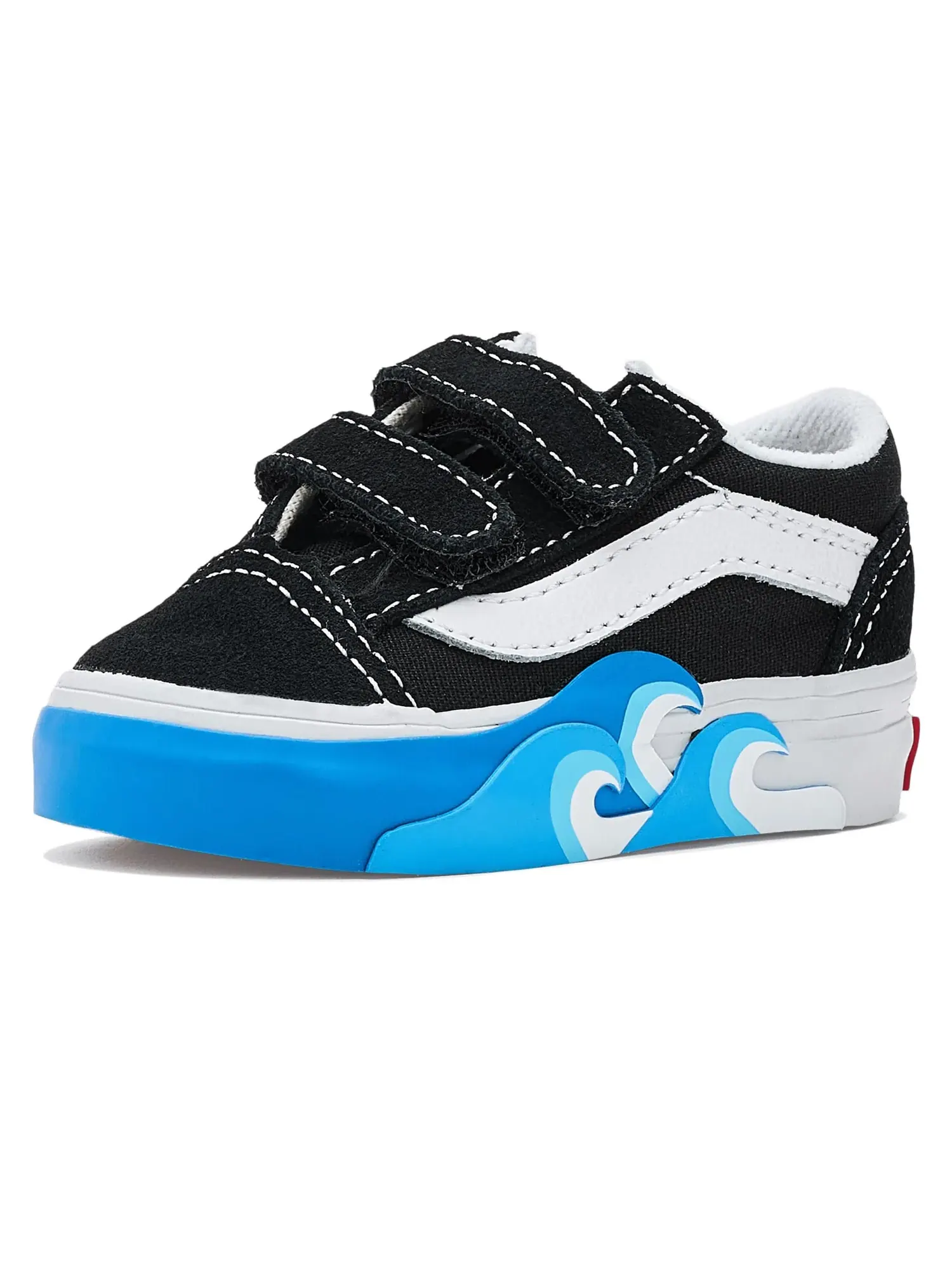 Кроссовки Old Skool V (для младенцев и малышей) Vans Kids — изображение 1 из 4, черный/яркий