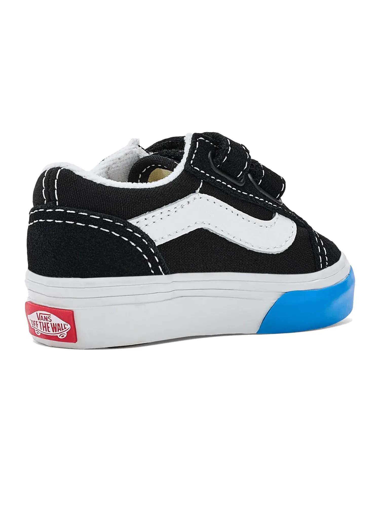 Кроссовки Old Skool V (для младенцев и малышей) Vans Kids — изображение 3 из 4, черный/яркий