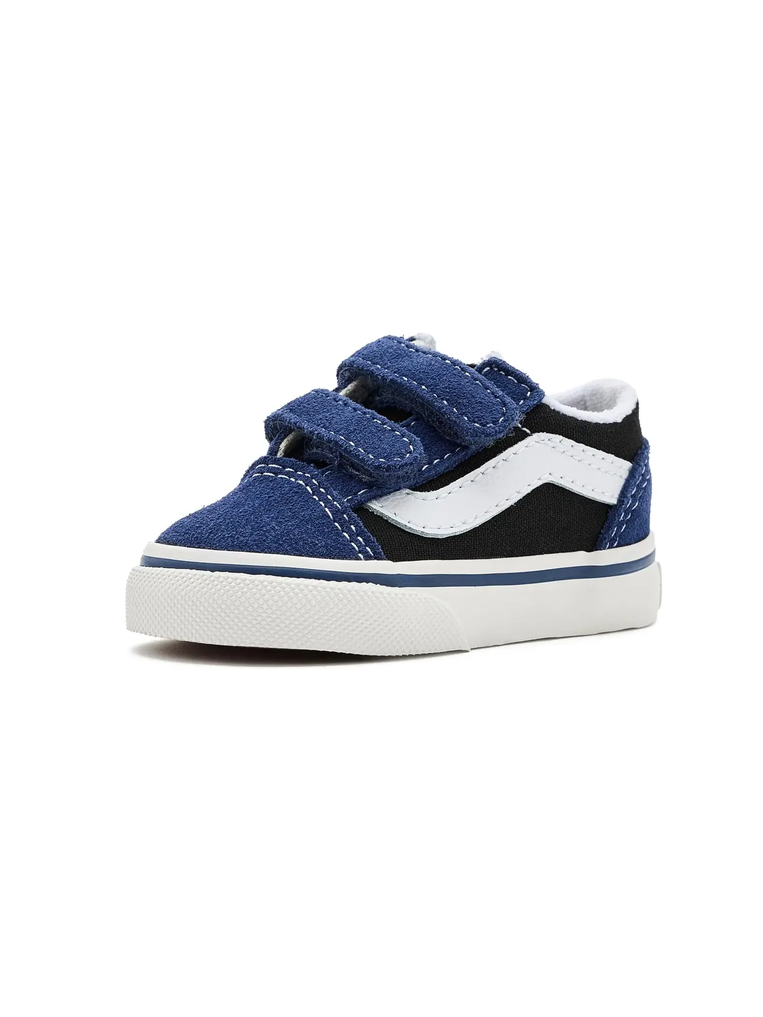Кроссовки Old Skool V (для младенцев и малышей) Vans Kids — изображение 1 из 4, темно-синий/черный