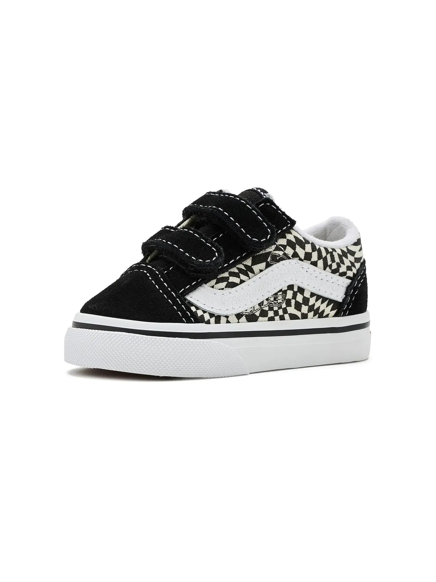 Кроссовки Old Skool V (для младенцев и малышей) Vans Kids — изображение 1 из 4, черный//мульти