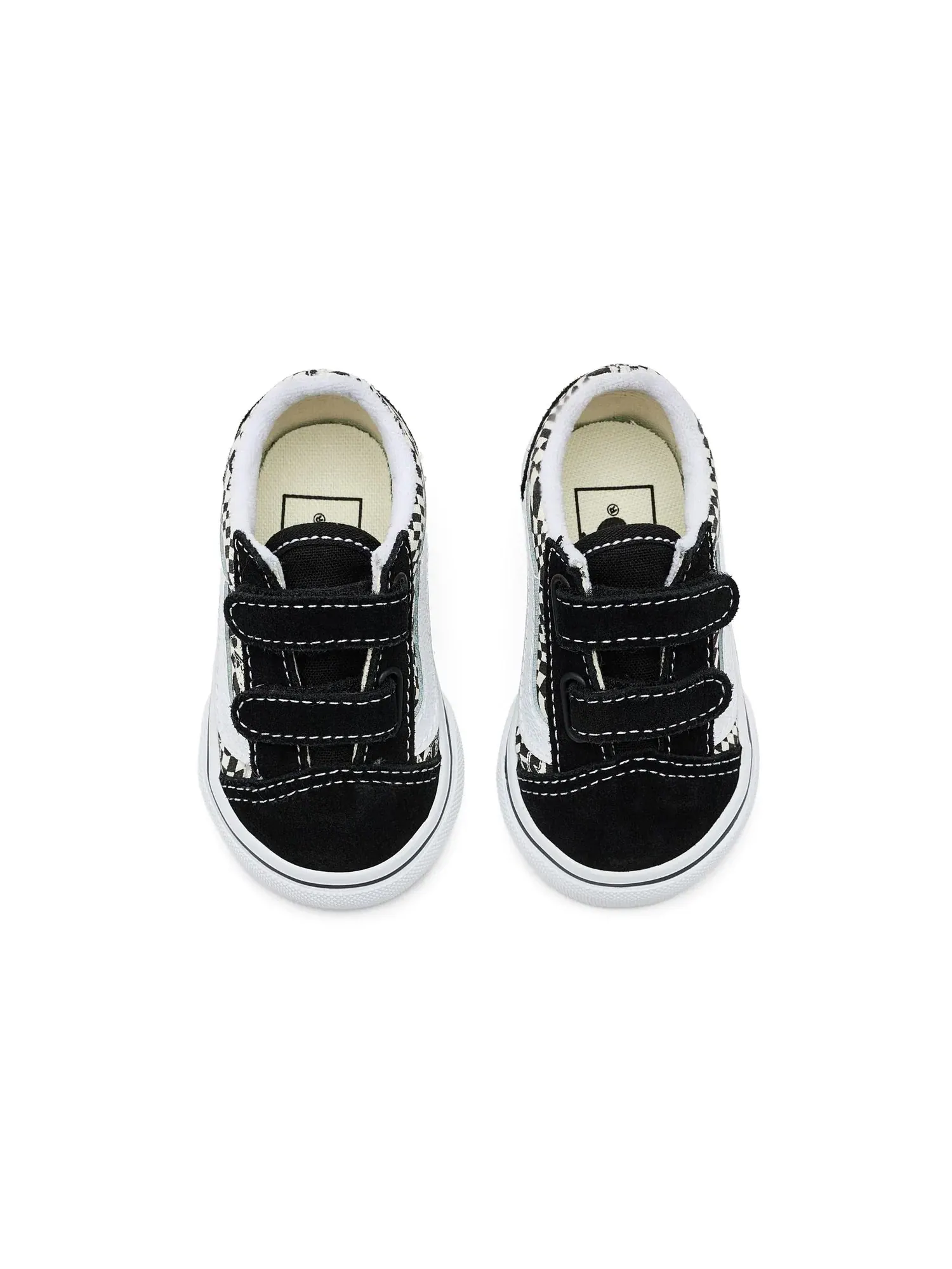 Кроссовки Old Skool V (для младенцев и малышей) Vans Kids — изображение 2 из 4, черный//мульти