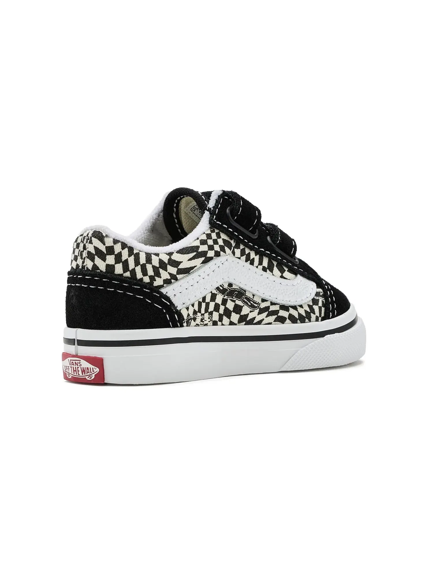 Кроссовки Old Skool V (для младенцев и малышей) Vans Kids — изображение 3 из 4, черный//мульти