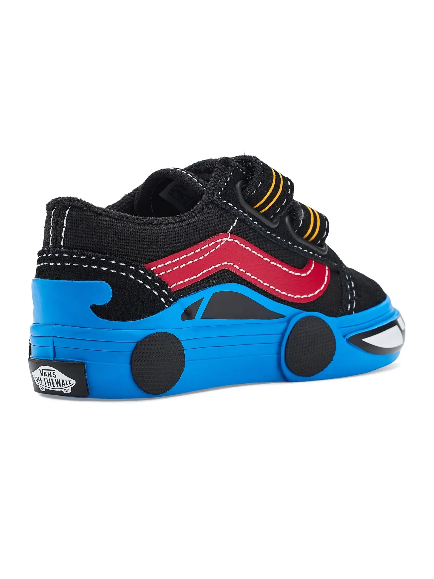 Кроссовки Old Skool V (для младенцев и малышей) Vans Kids — изображение 3 из 4, черный/синий