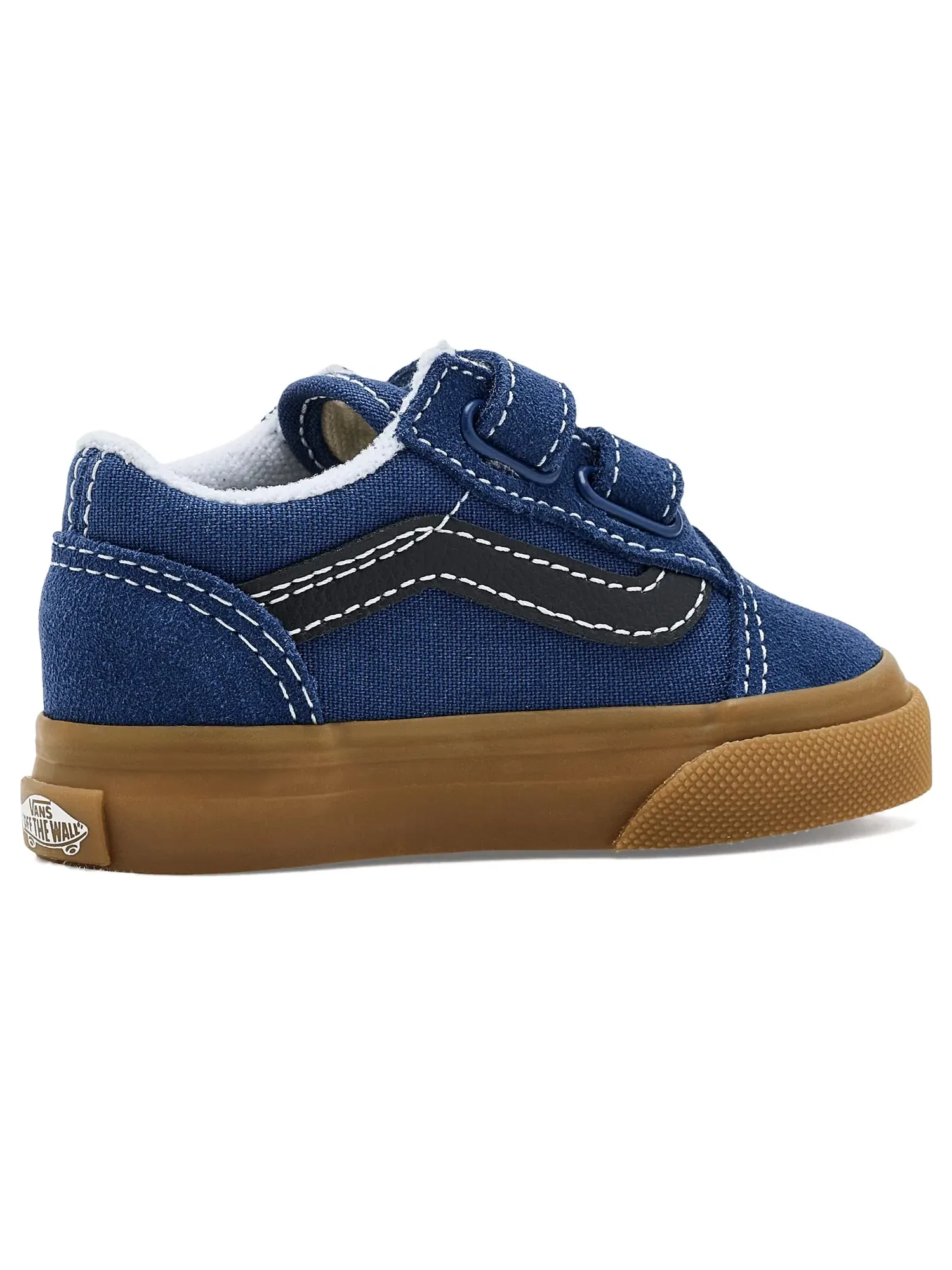 Кроссовки Old Skool V (для младенцев и малышей) Vans Kids — изображение 2 из 4, темно-синий