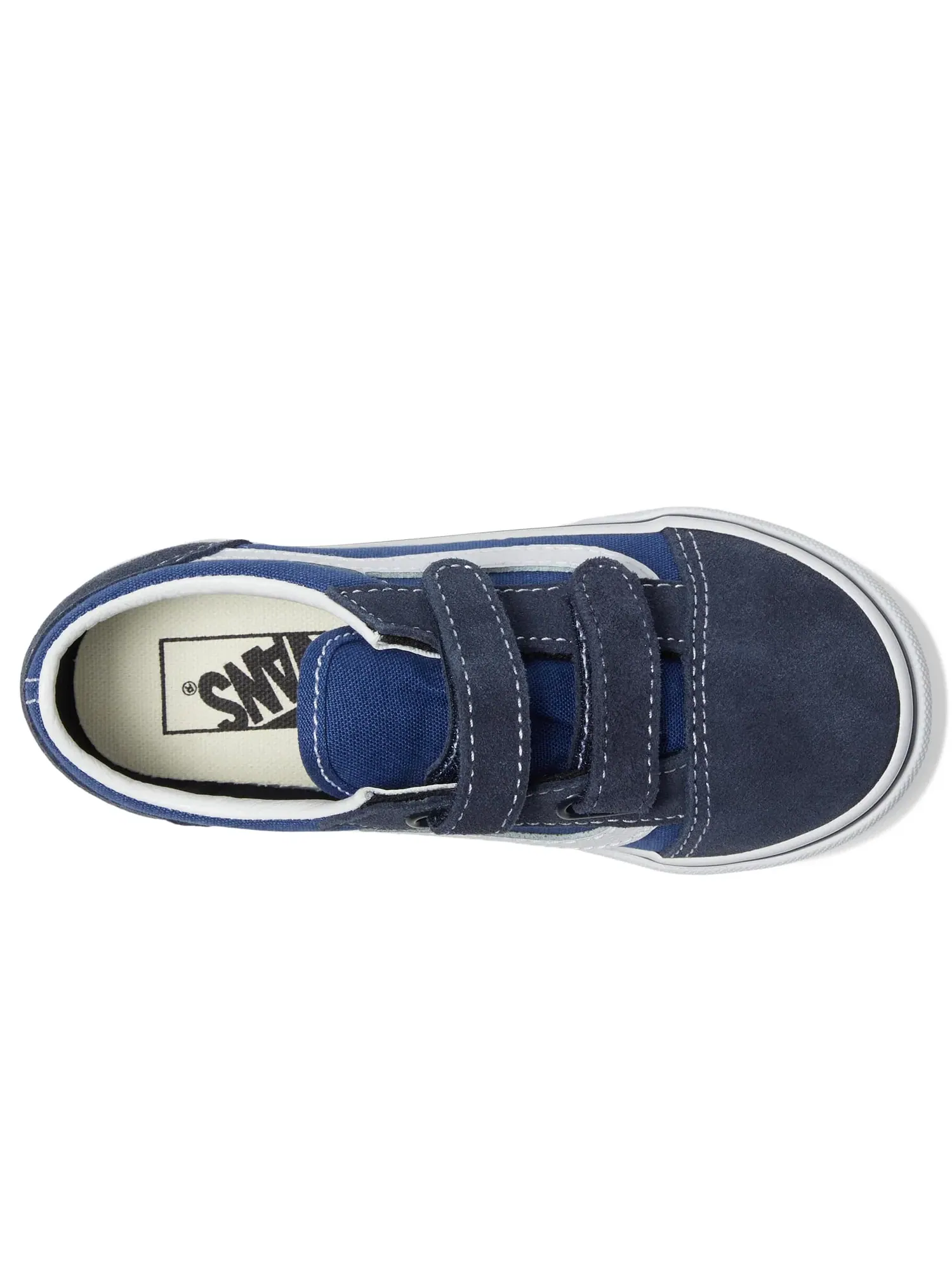 Кроссовки Old Skool V (для младенцев и малышей) Vans Kids — изображение 2 из 4, темно-синий