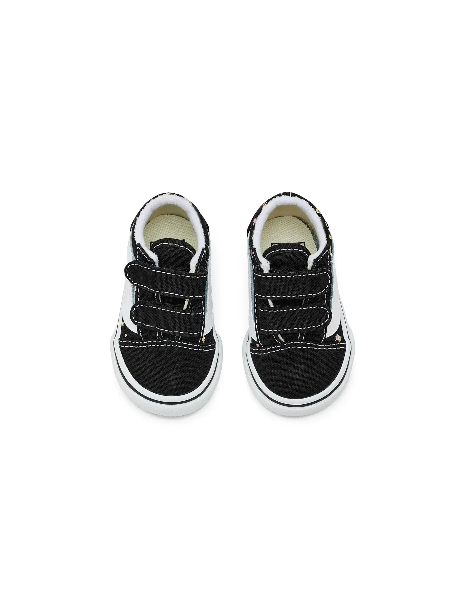 Кроссовки Old Skool V (для младенцев и малышей) Vans Kids — изображение 2 из 4, черный