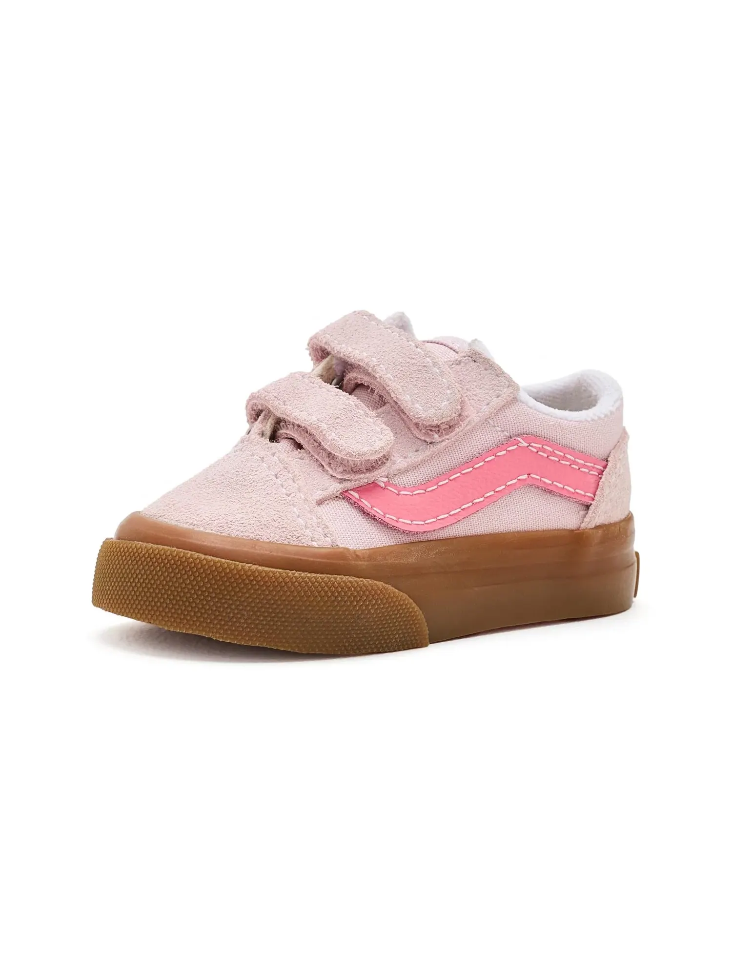 Кроссовки Old Skool V (для младенцев и малышей) Vans Kids — изображение 1 из 4, бледный розовый