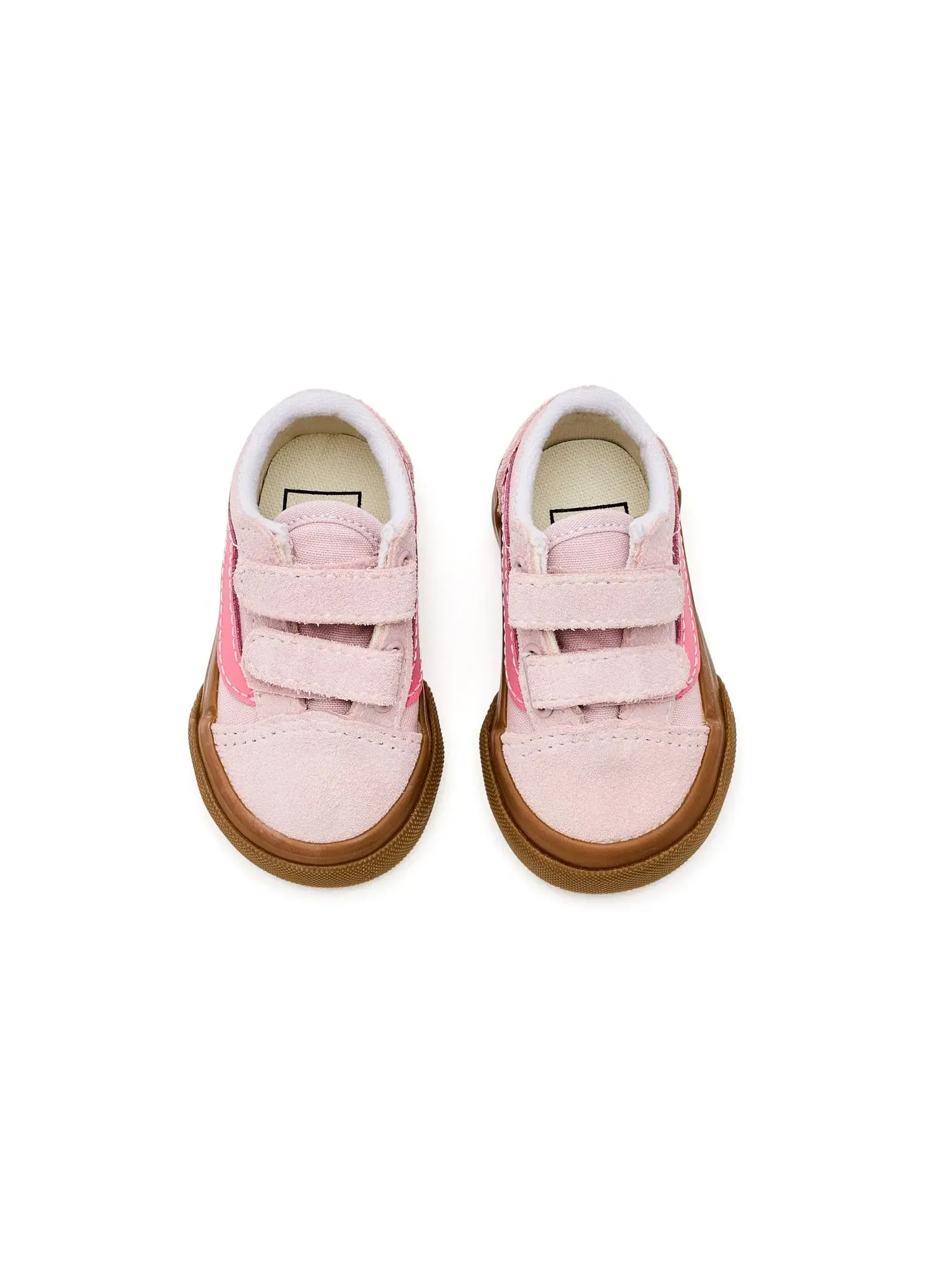 Кроссовки Old Skool V (для младенцев и малышей) Vans Kids — изображение 2 из 4, бледный розовый
