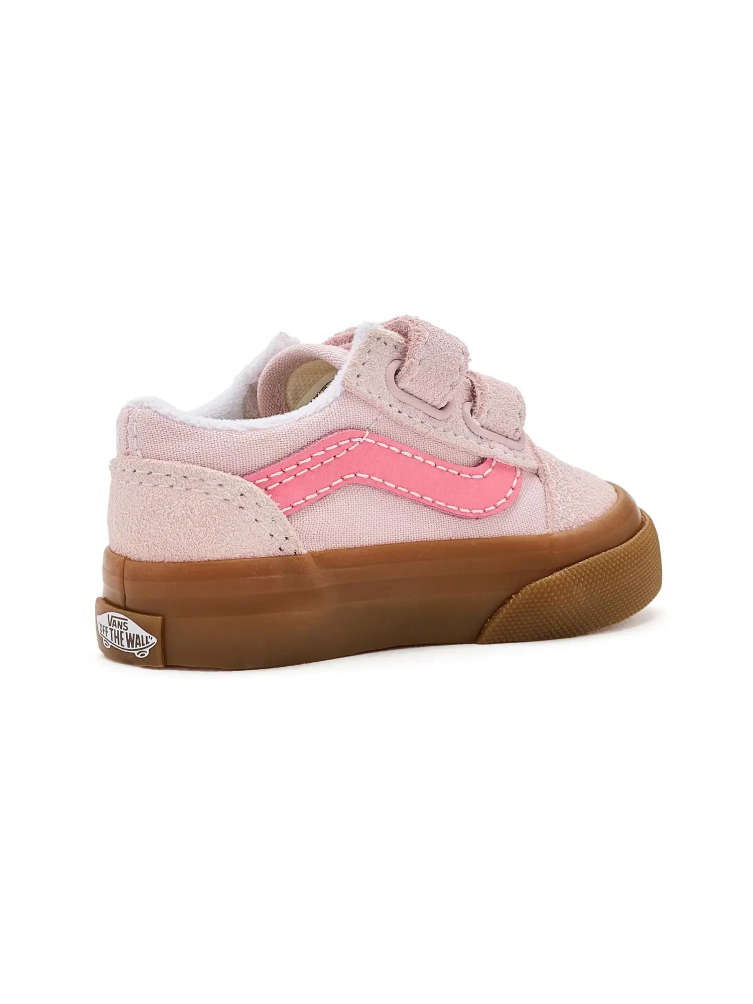 Кроссовки Old Skool V (для младенцев и малышей) Vans Kids — изображение 3 из 4, бледный розовый
