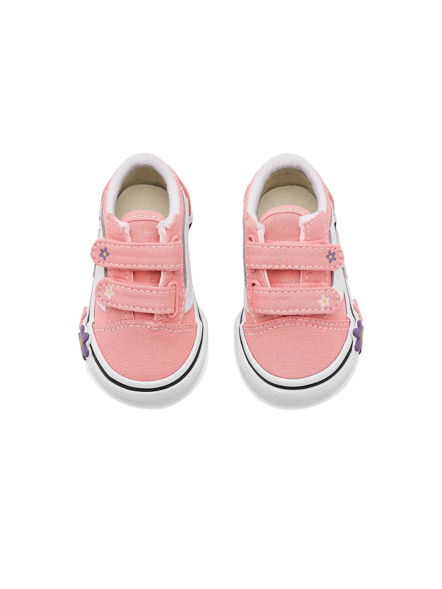 Кроссовки Old Skool V (для младенцев и малышей) Vans Kids — изображение 2 из 4, розовый