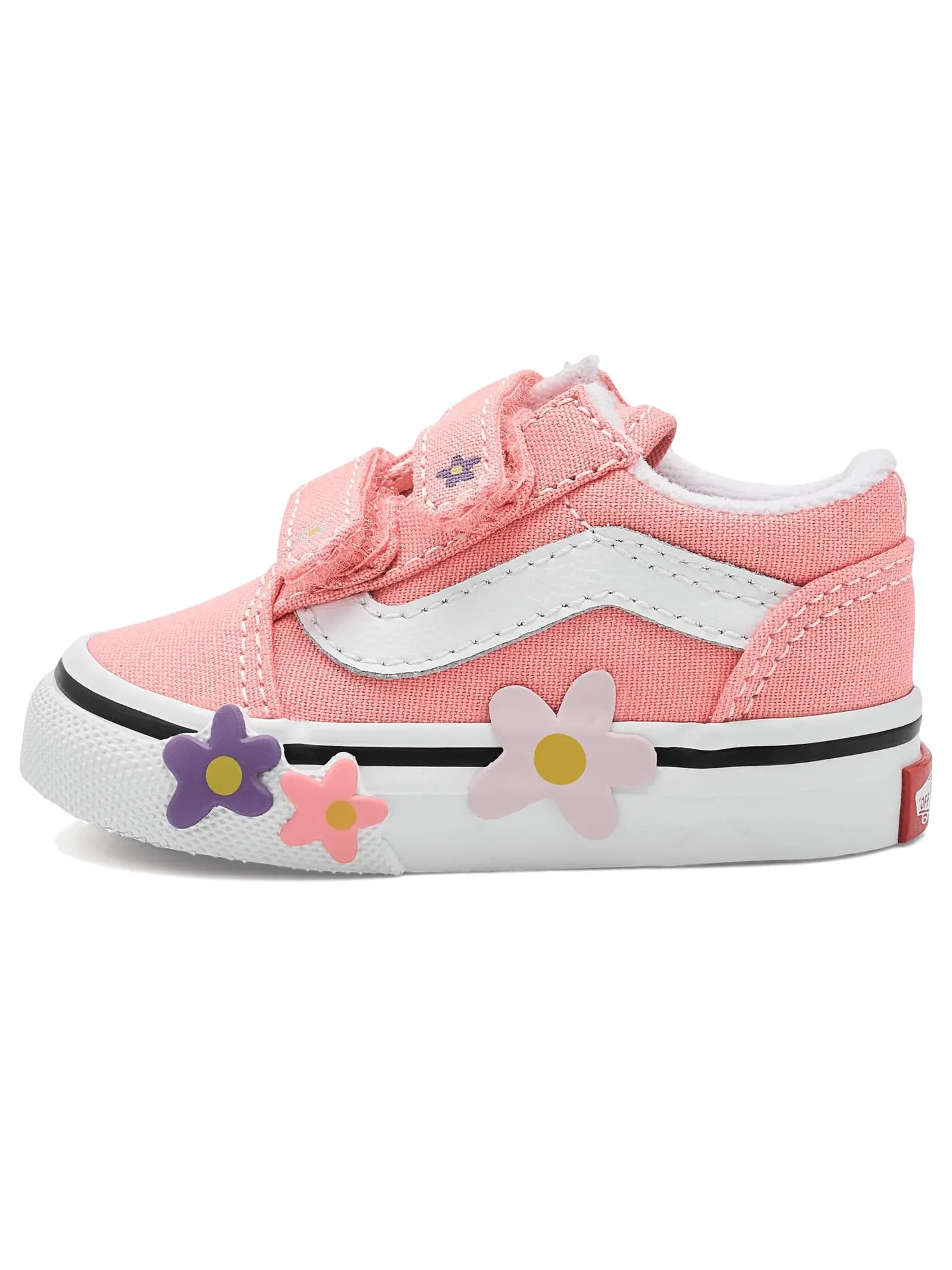 Кроссовки Old Skool V (для младенцев и малышей) Vans Kids — изображение 4 из 4, розовый