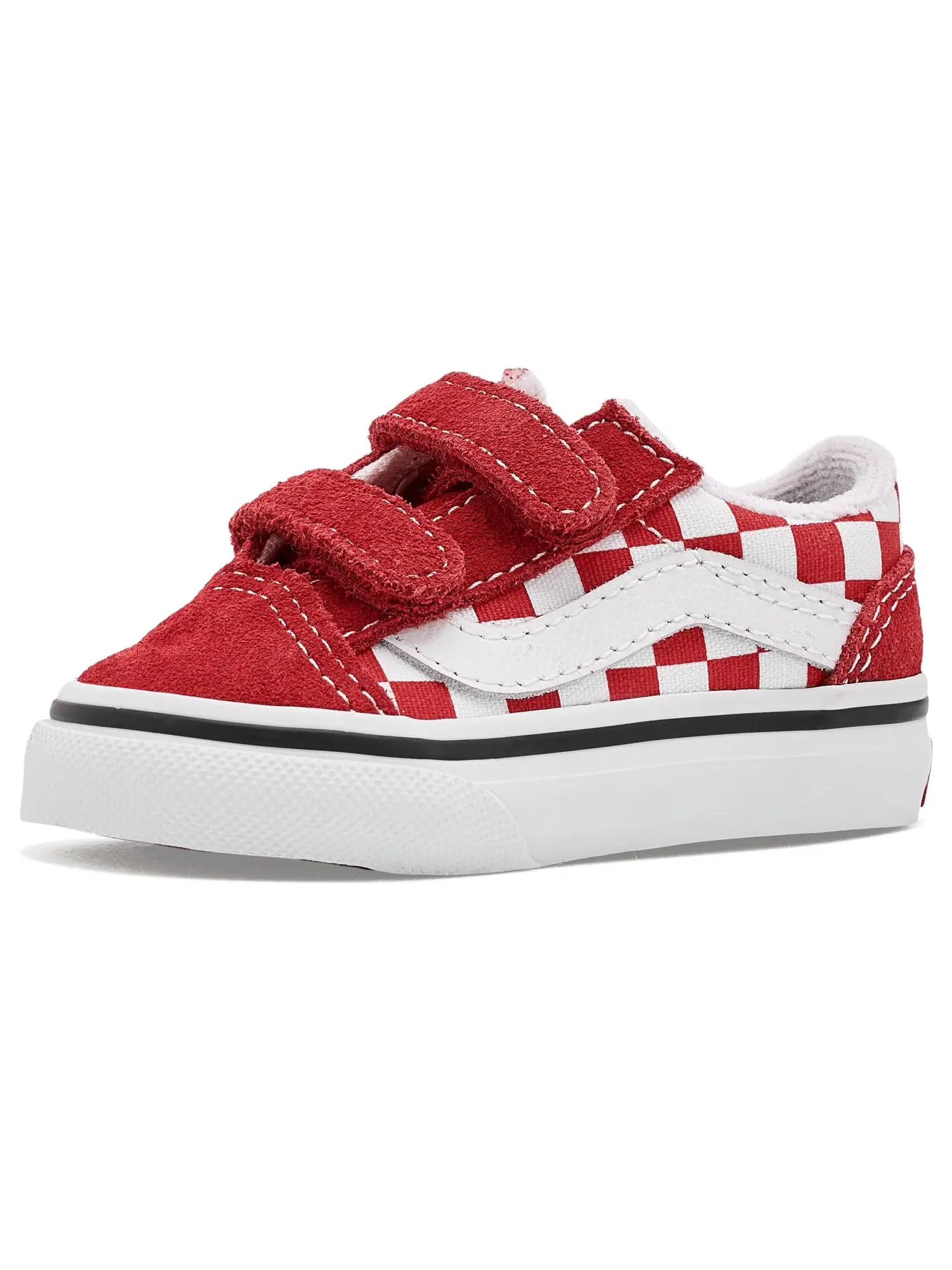 Кроссовки Old Skool V (для младенцев и малышей) Vans Kids — изображение 1 из 4, красный