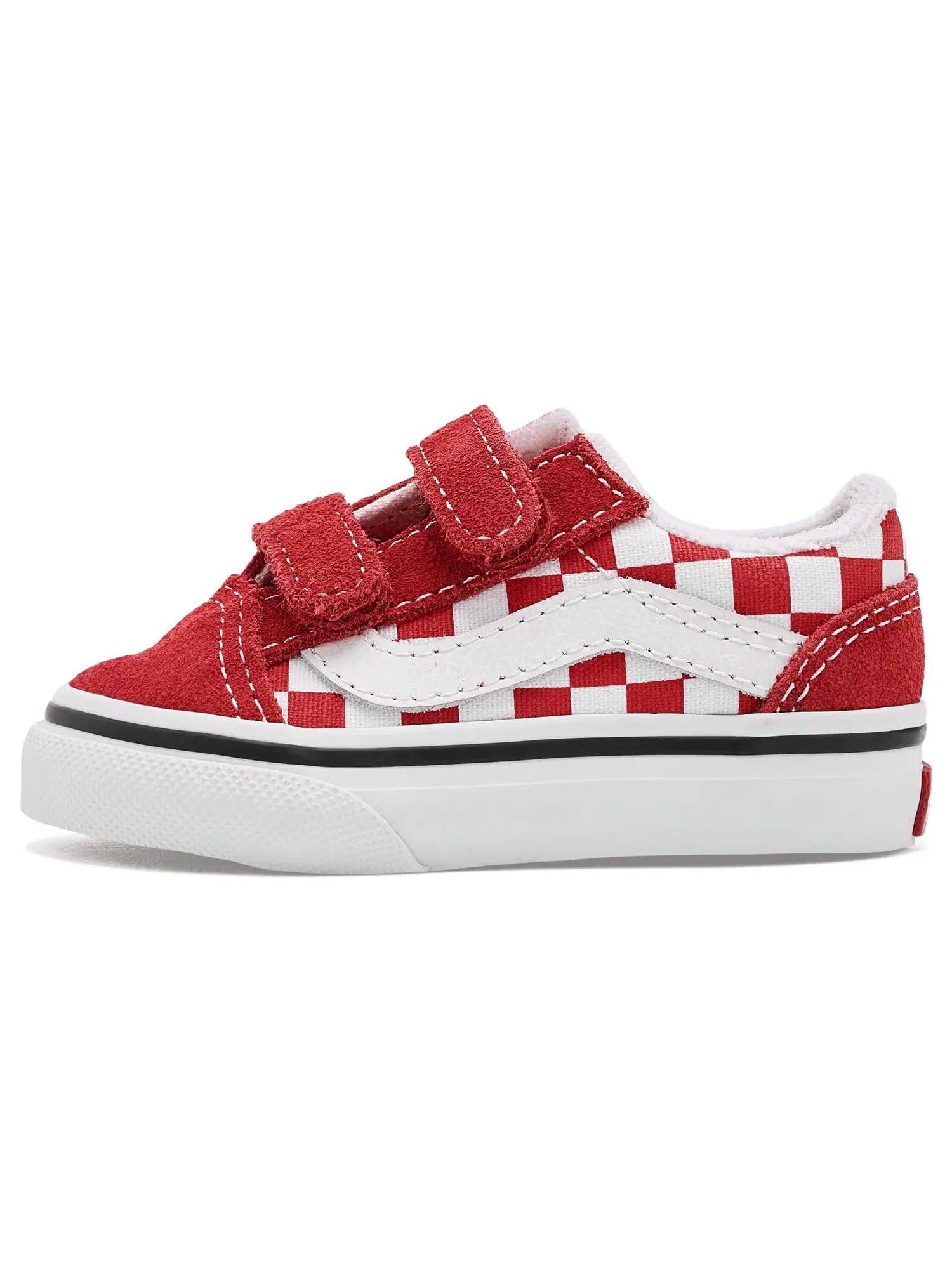 Кроссовки Old Skool V (для младенцев и малышей) Vans Kids — изображение 3 из 4, красный