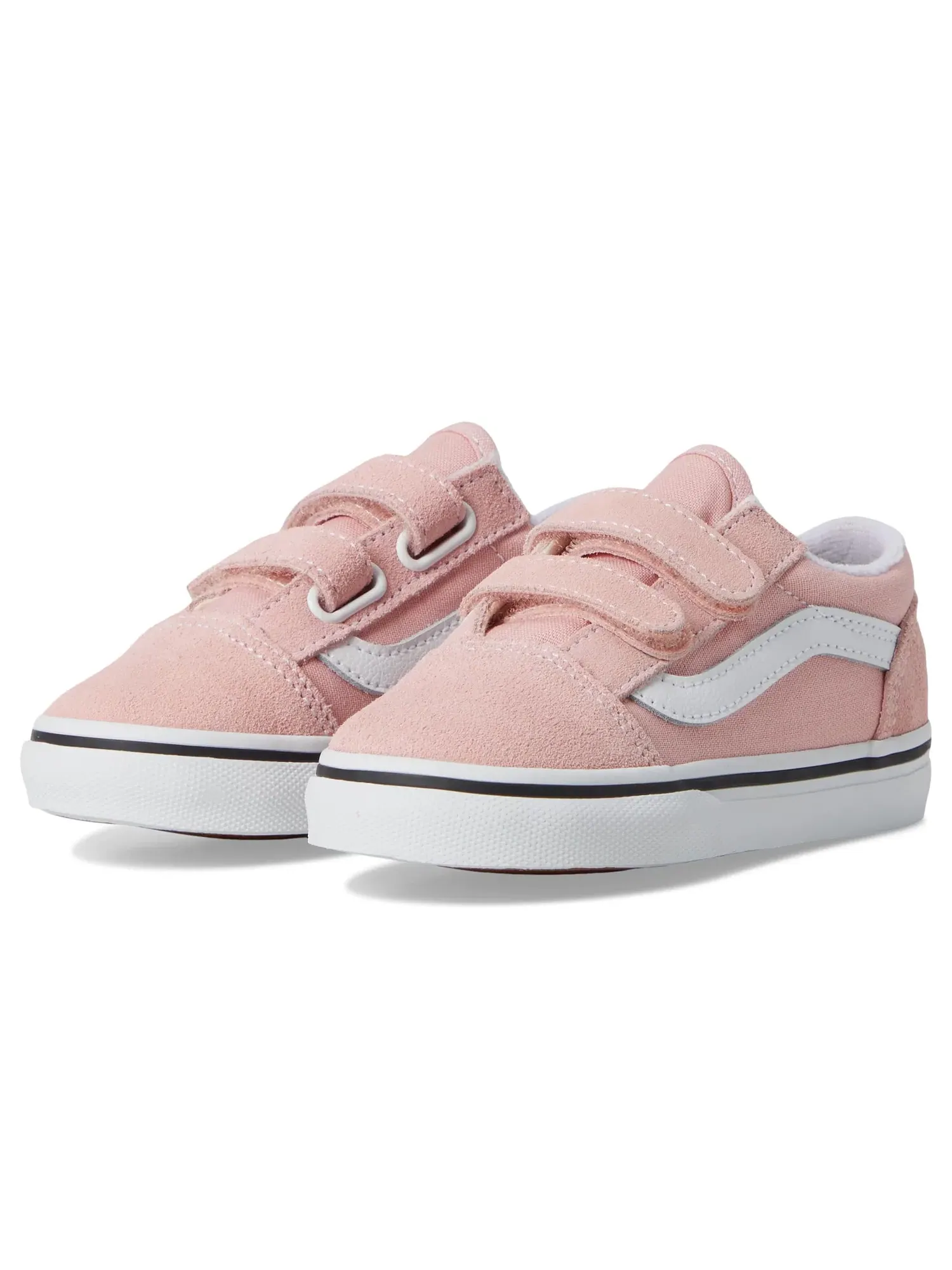 Кроссовки Old Skool V (для младенцев и малышей) Vans Kids — изображение 1 из 4, розовый/белый
