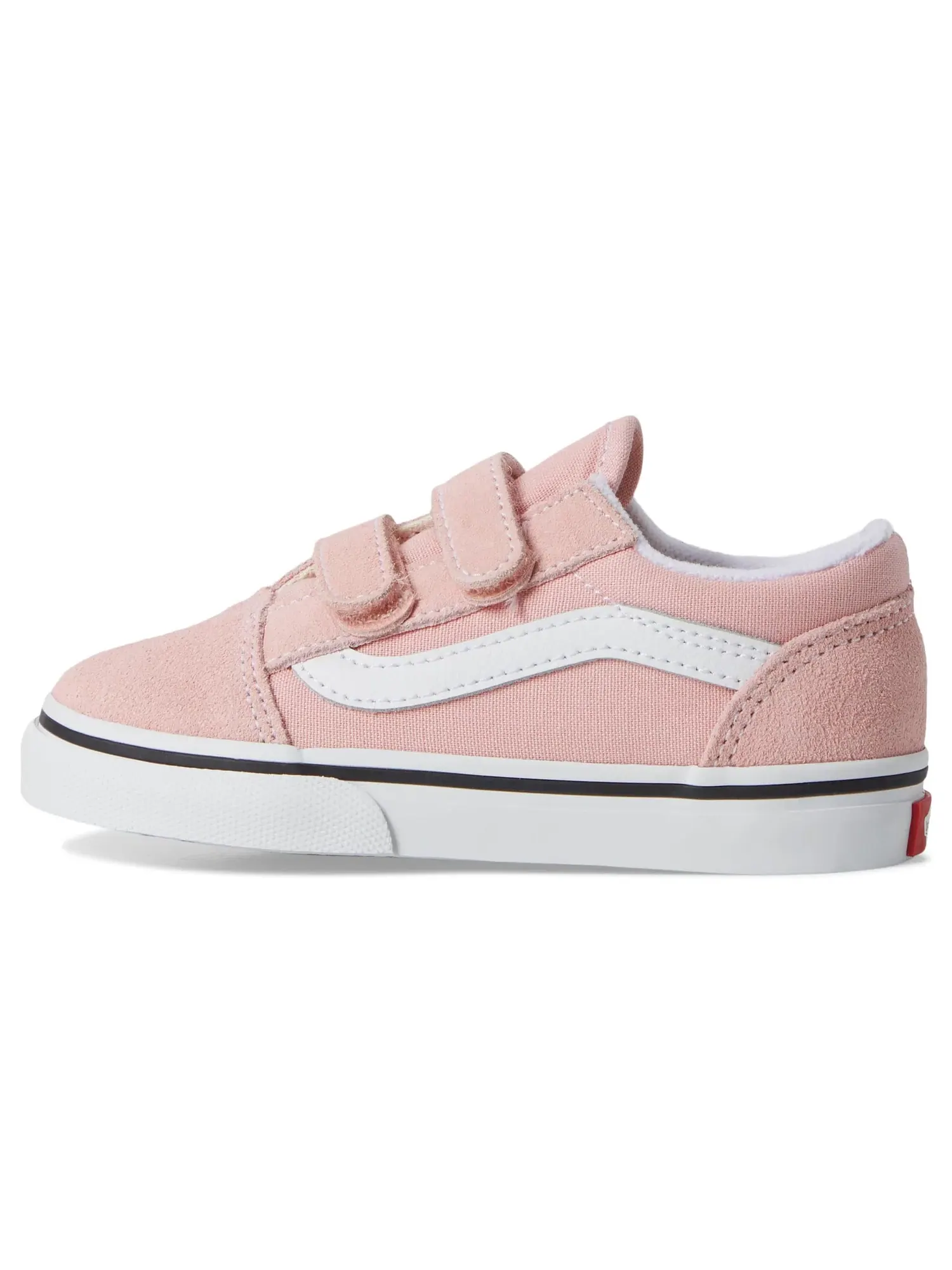 Кроссовки Old Skool V (для младенцев и малышей) Vans Kids — изображение 4 из 4, розовый/белый