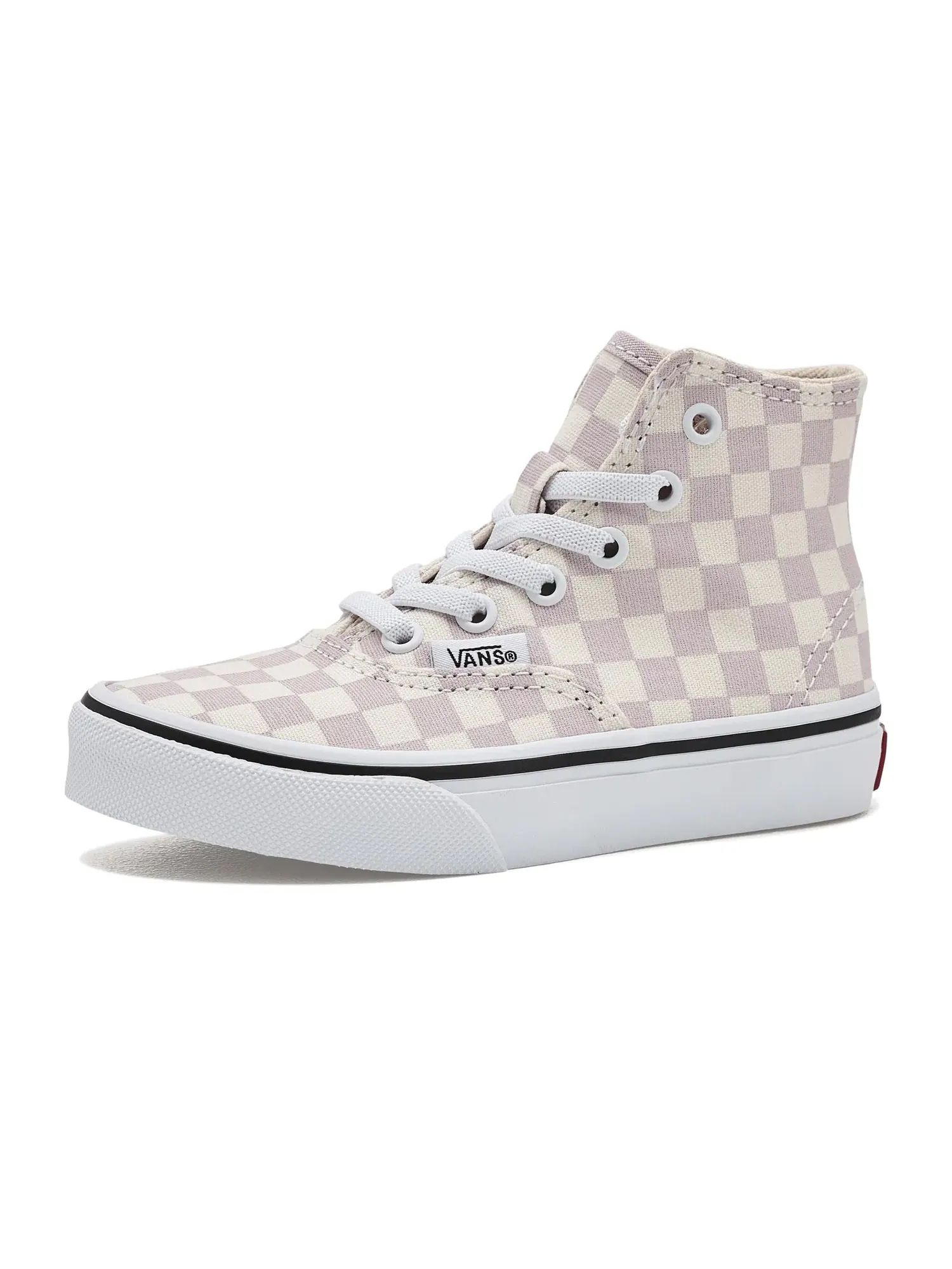 Кроссовки Authentic Hi 2.0 Zip (для маленьких детей) Vans Kids — изображение 1 из 4, бледный розовый