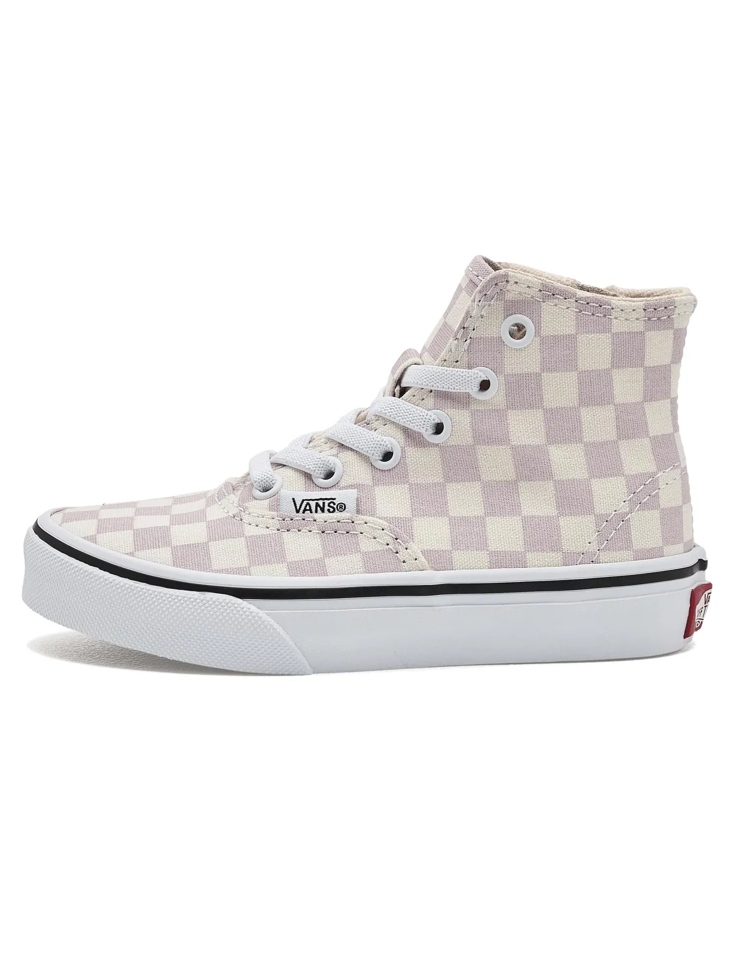 Кроссовки Authentic Hi 2.0 Zip (для маленьких детей) Vans Kids — изображение 4 из 4, бледный розовый