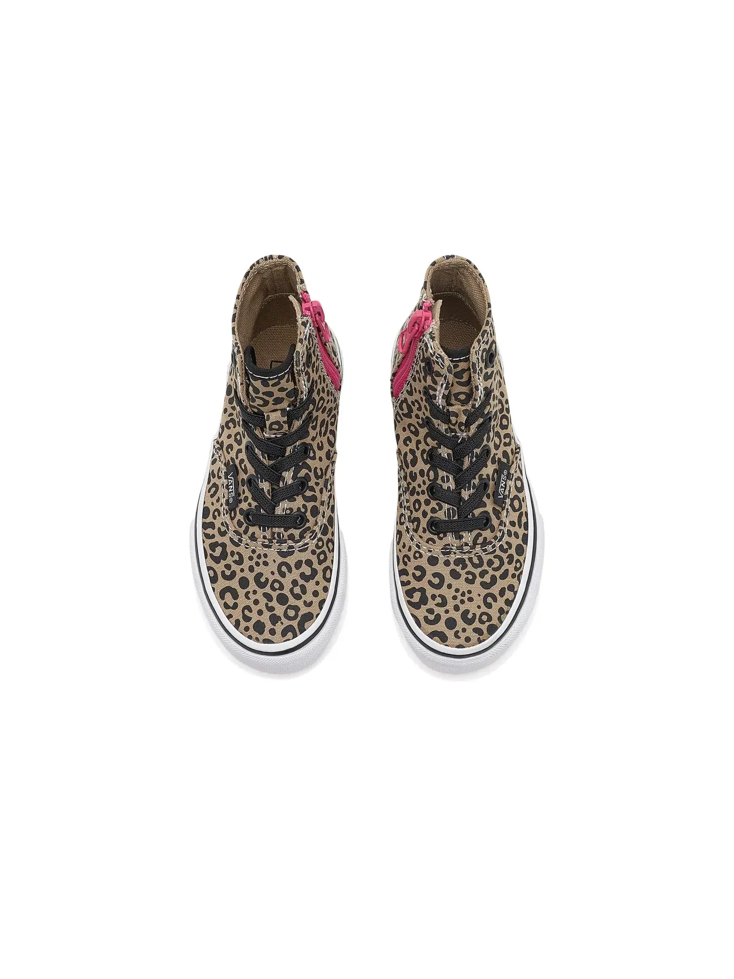 Кроссовки Authentic Hi 2.0 Zip (для маленьких детей) Vans Kids — изображение 2 из 4, розовый