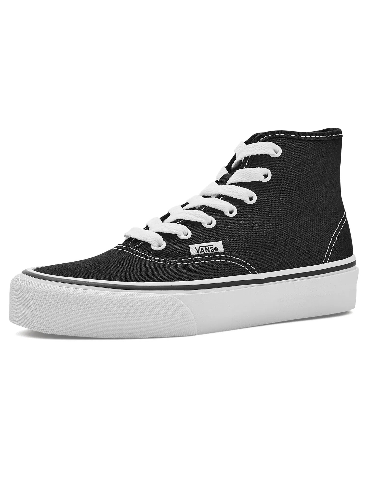 Кроссовки Authentic Hi 2.0 (для больших детей) Vans Kids — изображение 1 из 4, черный/белый