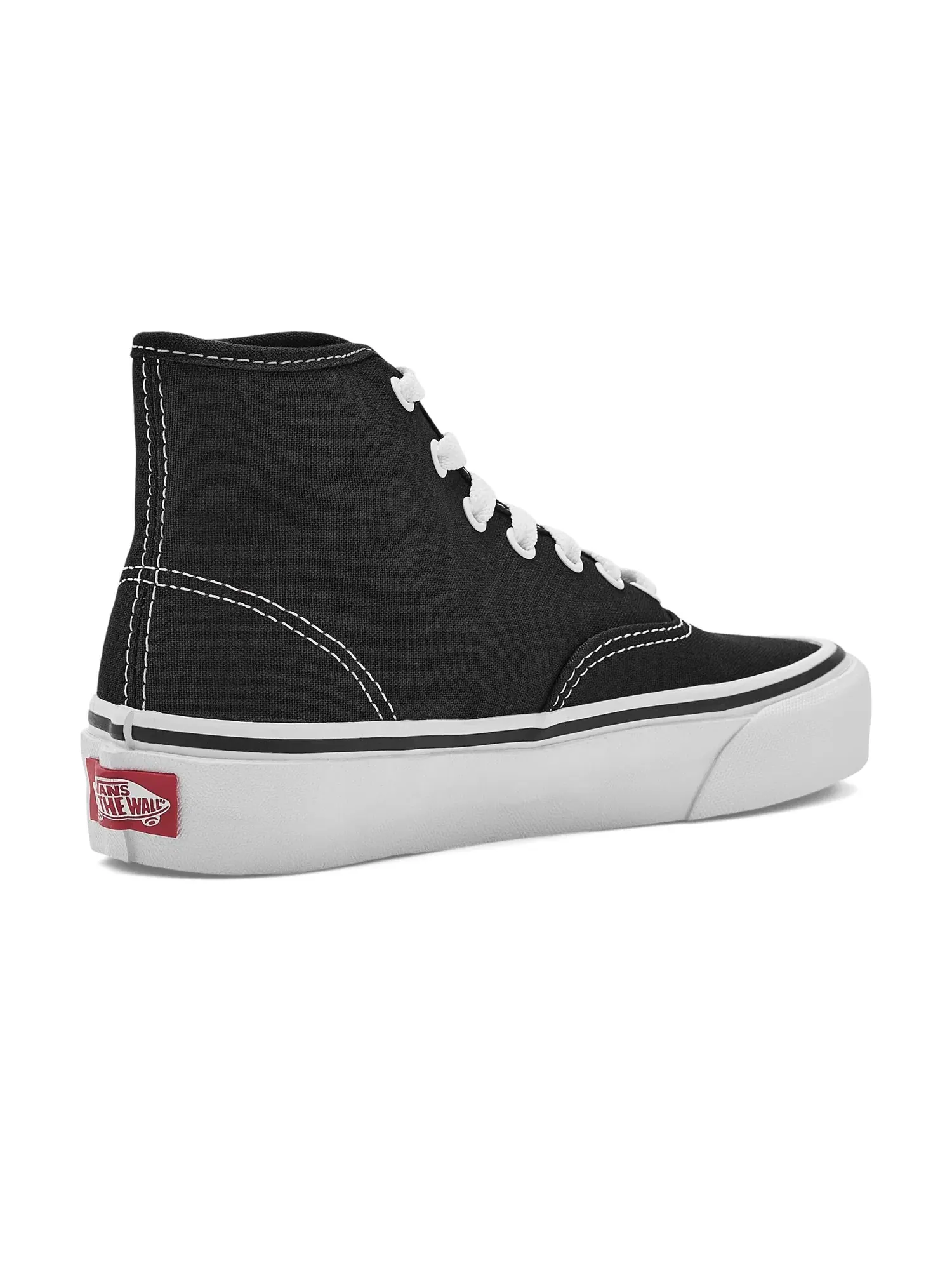 Кроссовки Authentic Hi 2.0 (для больших детей) Vans Kids — изображение 3 из 4, черный/белый