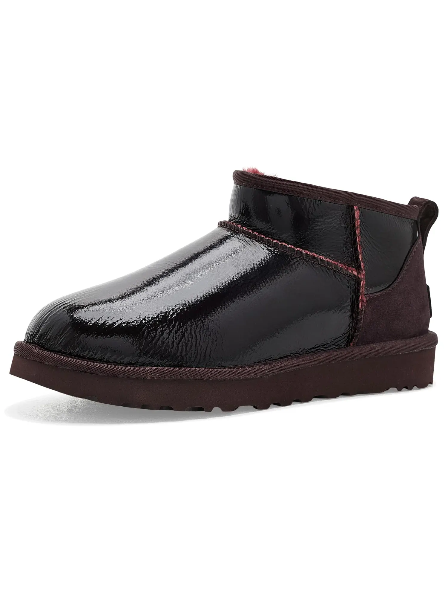 Ботинки Classic Ultra Mini Crinkle Ugg — изображение 1 из 4, коричневый