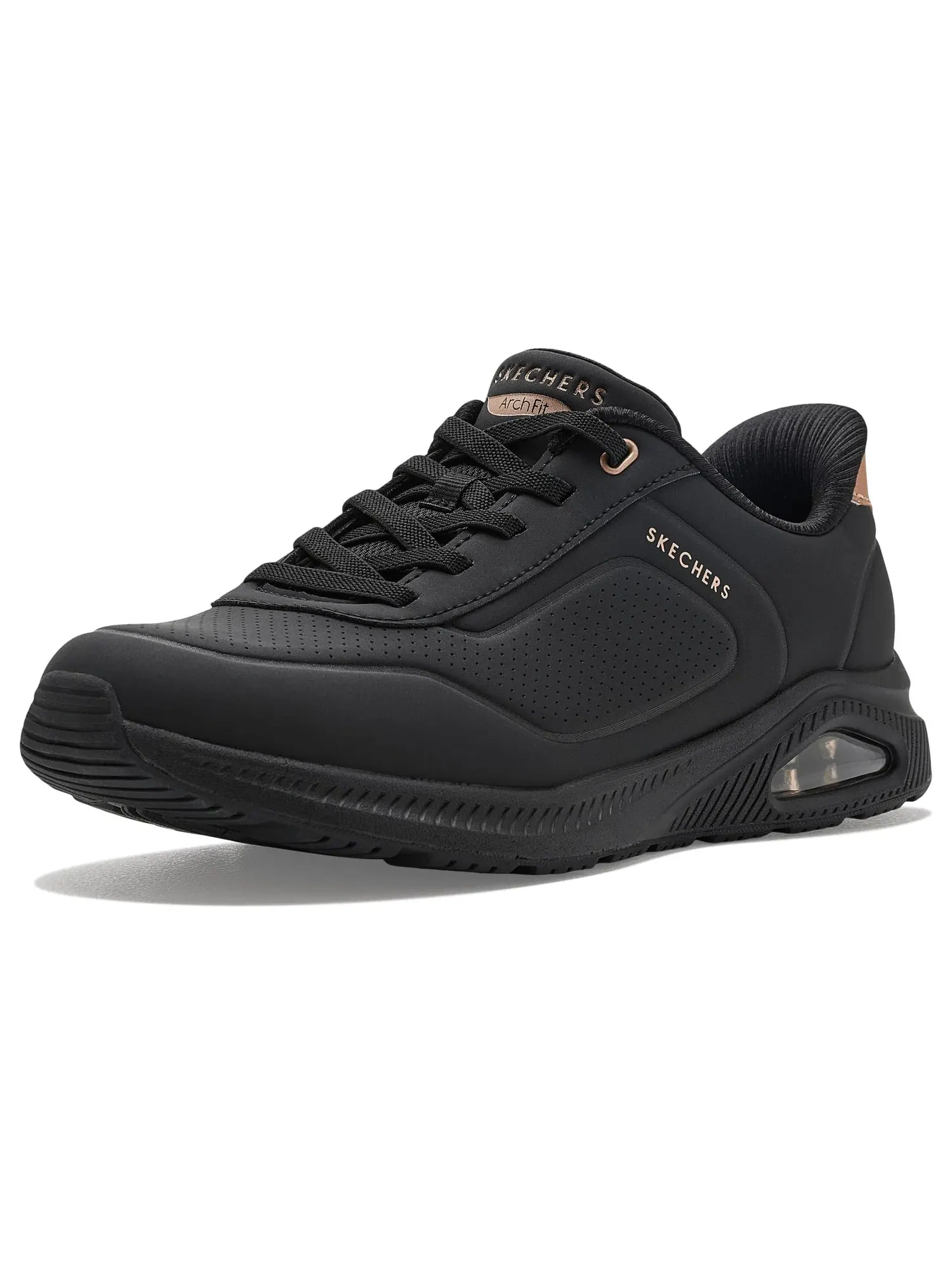Кроссовки Arch Fit Uno Skechers — изображение 1 из 4, черный/черный