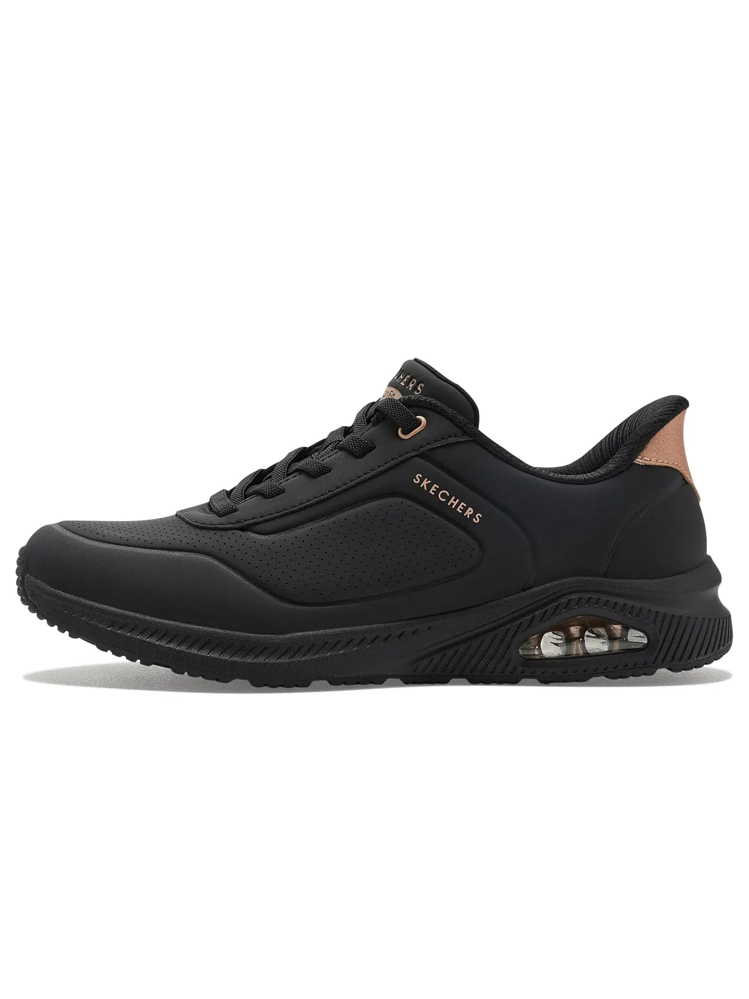Кроссовки Arch Fit Uno Skechers — изображение 4 из 4, черный/черный