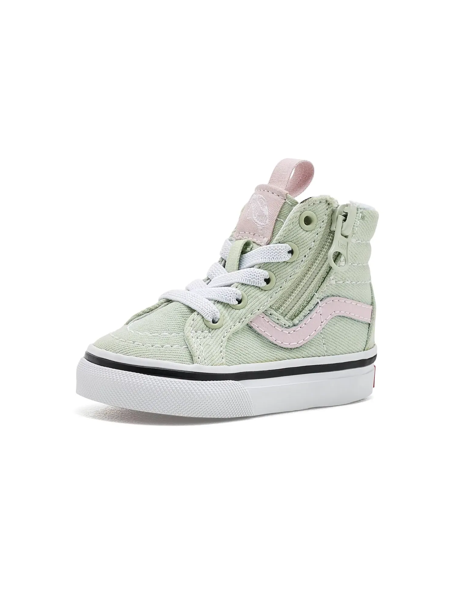 Кроссовки Sk8-hi Reissue Side Zip (для малышей и маленьких детей) Vans Kids — изображение 1 из 4, розовый