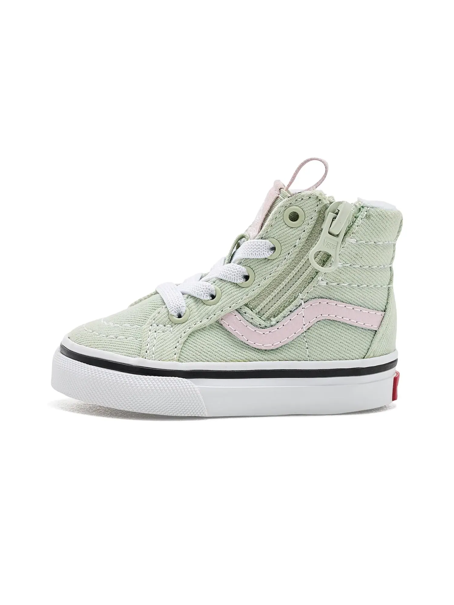 Кроссовки Sk8-hi Reissue Side Zip (для малышей и маленьких детей) Vans Kids — изображение 4 из 4, розовый