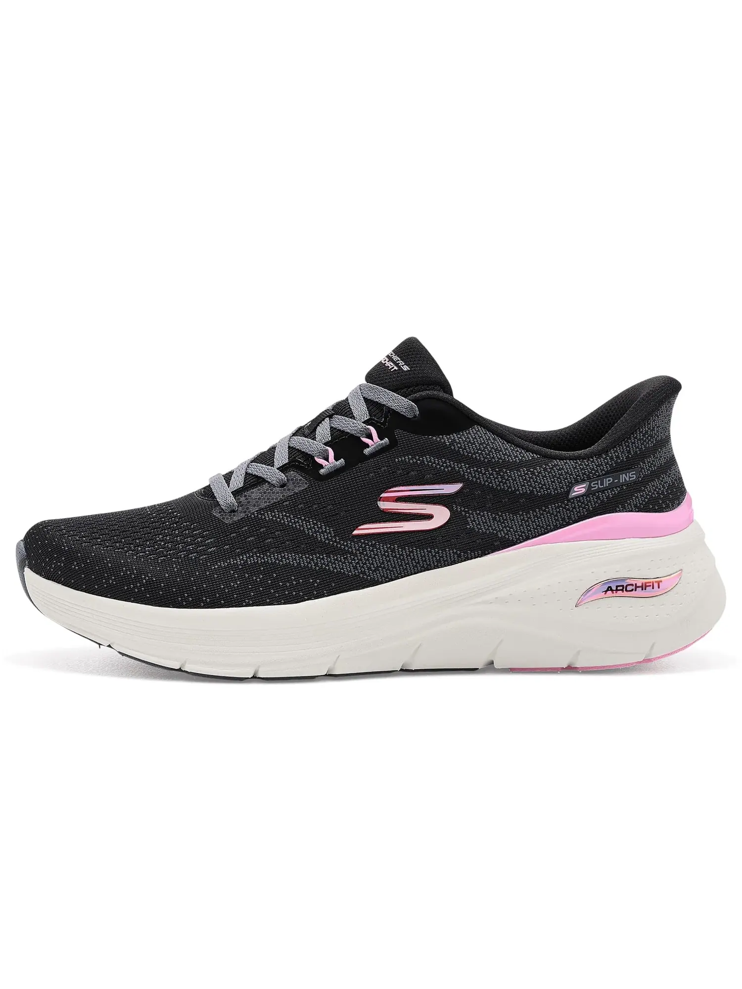 Кроссовки Arch Fit 3.0 Hands Free Slip-Ins Skechers — изображение 4 из 4, черный мульти